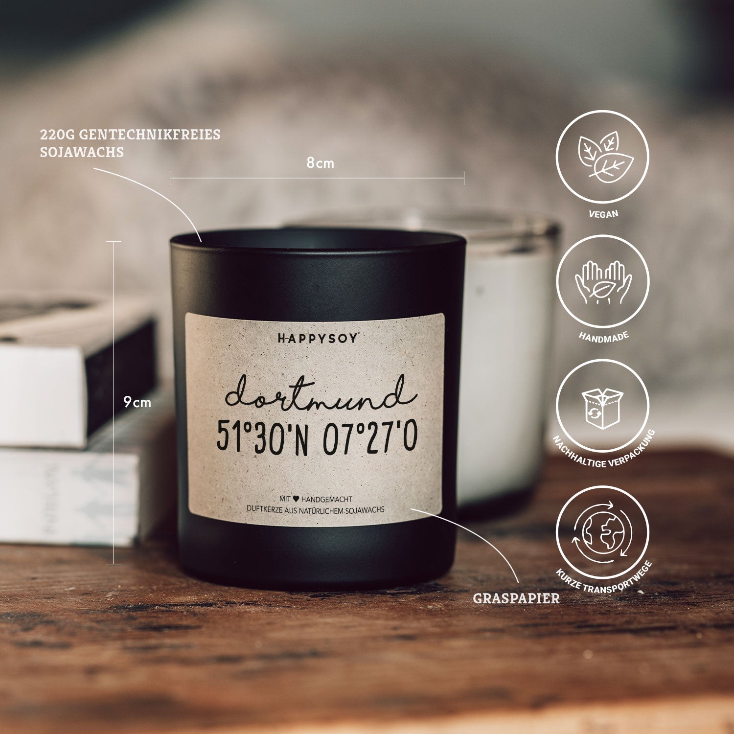 Duftkerze - Dortmund - Happysoy®