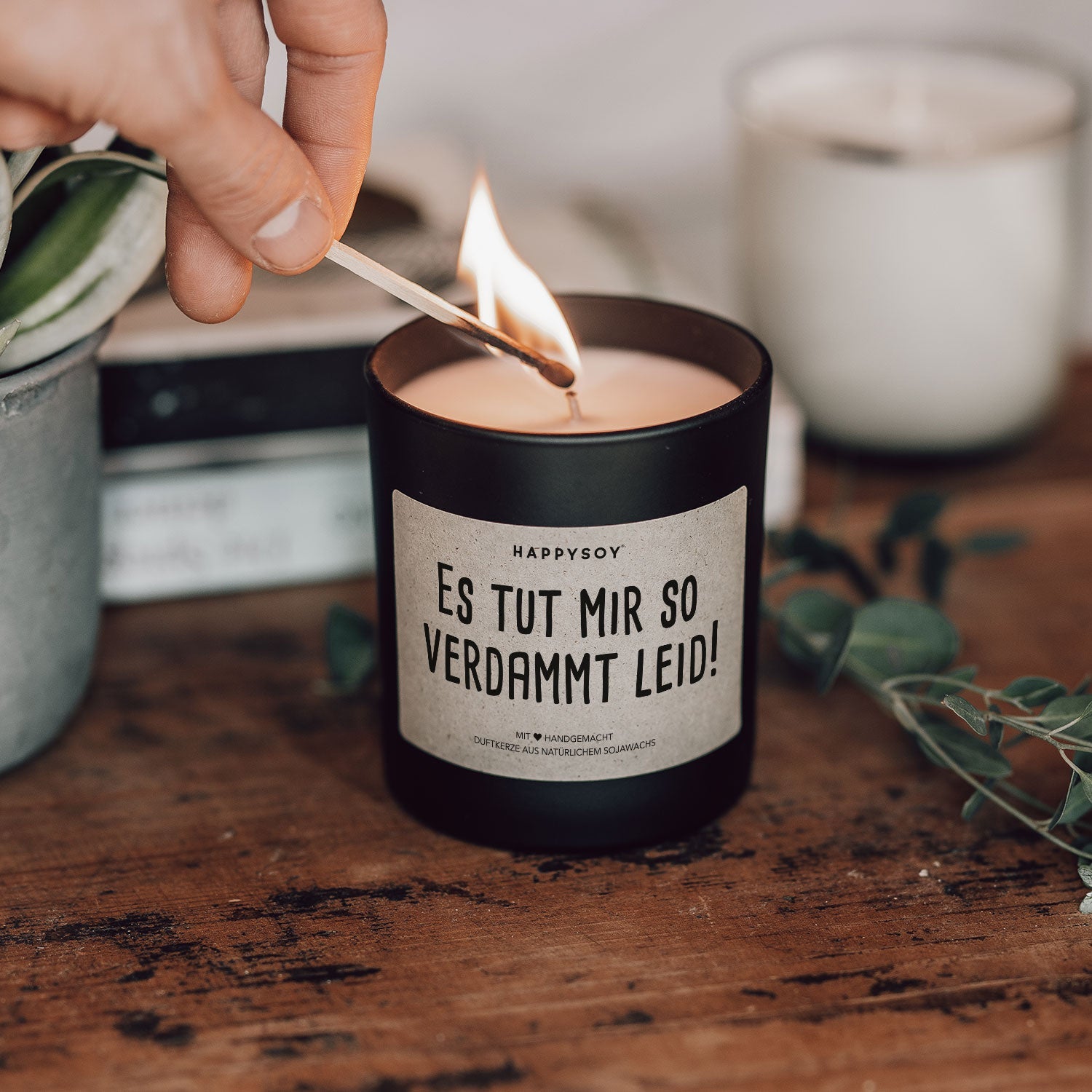 Duftkerze - Es tut mir so verdammt leid! - Happysoy®