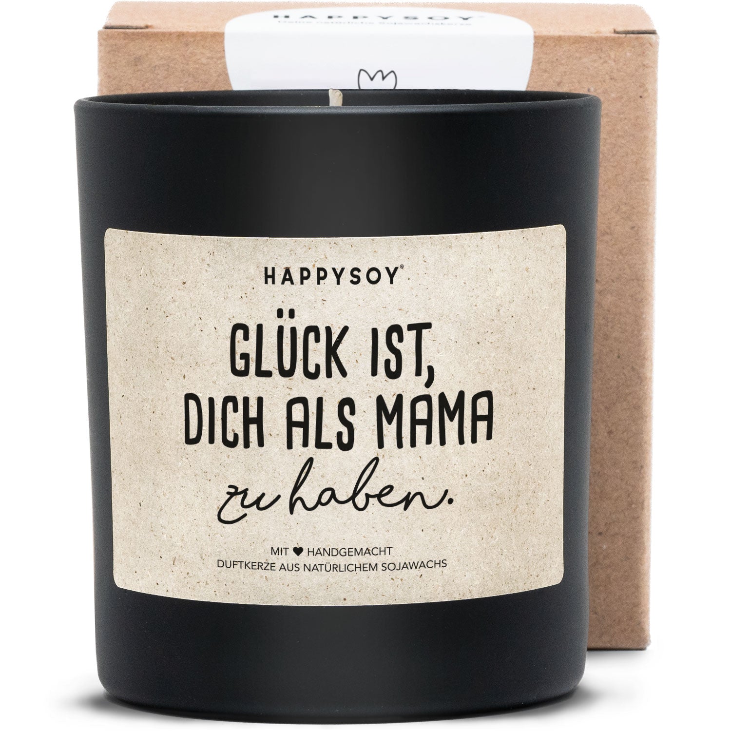 Duftkerze - Glück ist dich als Mama zu haben - Happysoy®