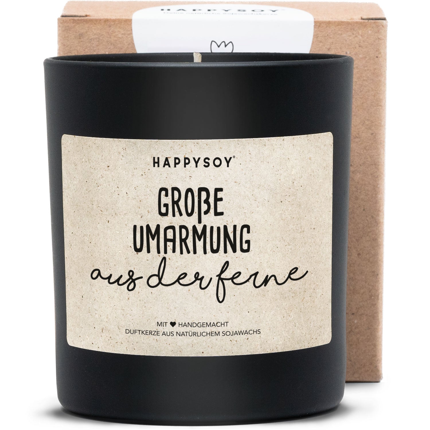 Duftkerze - Große Umarmung aus der Ferne - Happysoy®