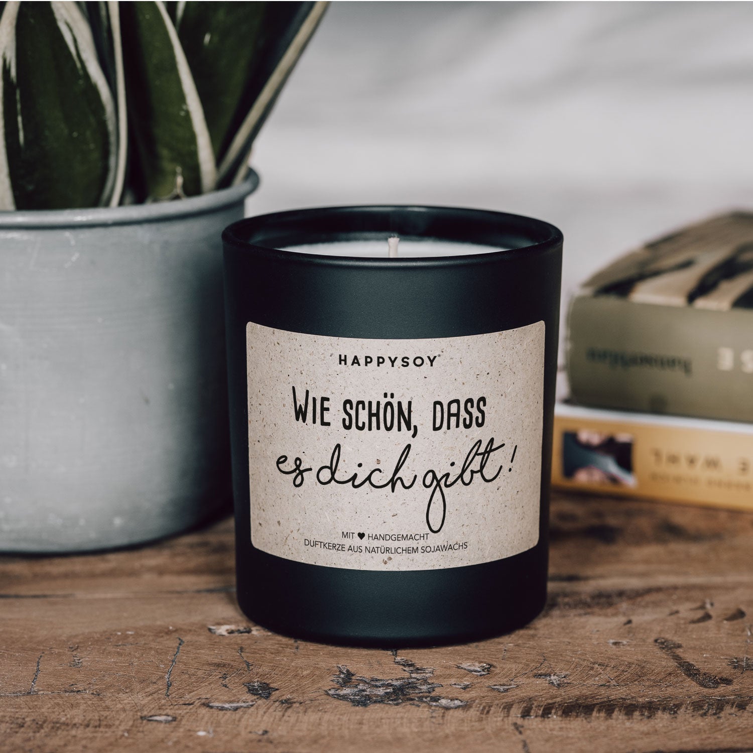 Duftkerze - Wie schön, dass es dich gibt! - Happysoy®