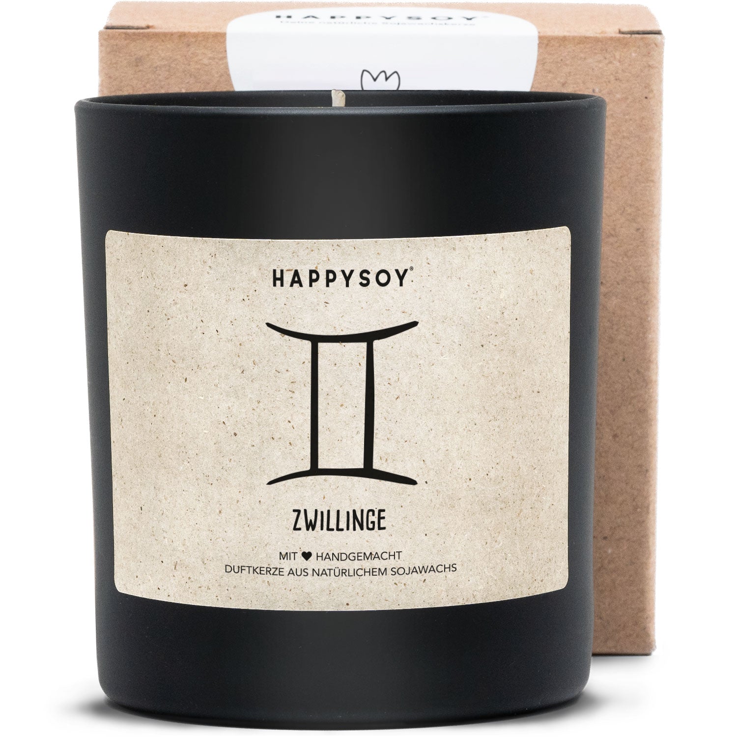 Duftkerze - Zwillinge - Happysoy®