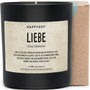 Liebe Definition - Duftkerze mit Spruch als Geschenk für Liebe und Jahrestag, Partnerin, Freundin, liebevolle Kerze im Glas mit blumigem Duft - Bild 1