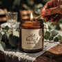 Collect Beautiful Moments - Duftkerze mit Spruch als Geschenk für Freundin, liebevolle Aufmerksamkeit, blumiger Duft, Kerze im Glas - Bild 3