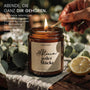 Albtraum jeder Mücke - Citronella Duftkerze mit Spruch als Geschenk für Sommerabende und Gartenpartys, Gartenliebhaber, Kerze im Glas für laue Stunden im Freien - Bild 3