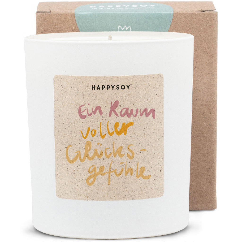 Duftkerze - HAPPYSOY® by Steffi Bauer Raum voller Glücksgefühle