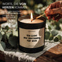 Ein Licht für dich der Hoffnung - Duftkerze mit Spruch als Geschenk zur Aufmunterung, liebevolle Kerze im Glas mit blumigem Duft für Freundin, Mama oder Schwester - Bild 3