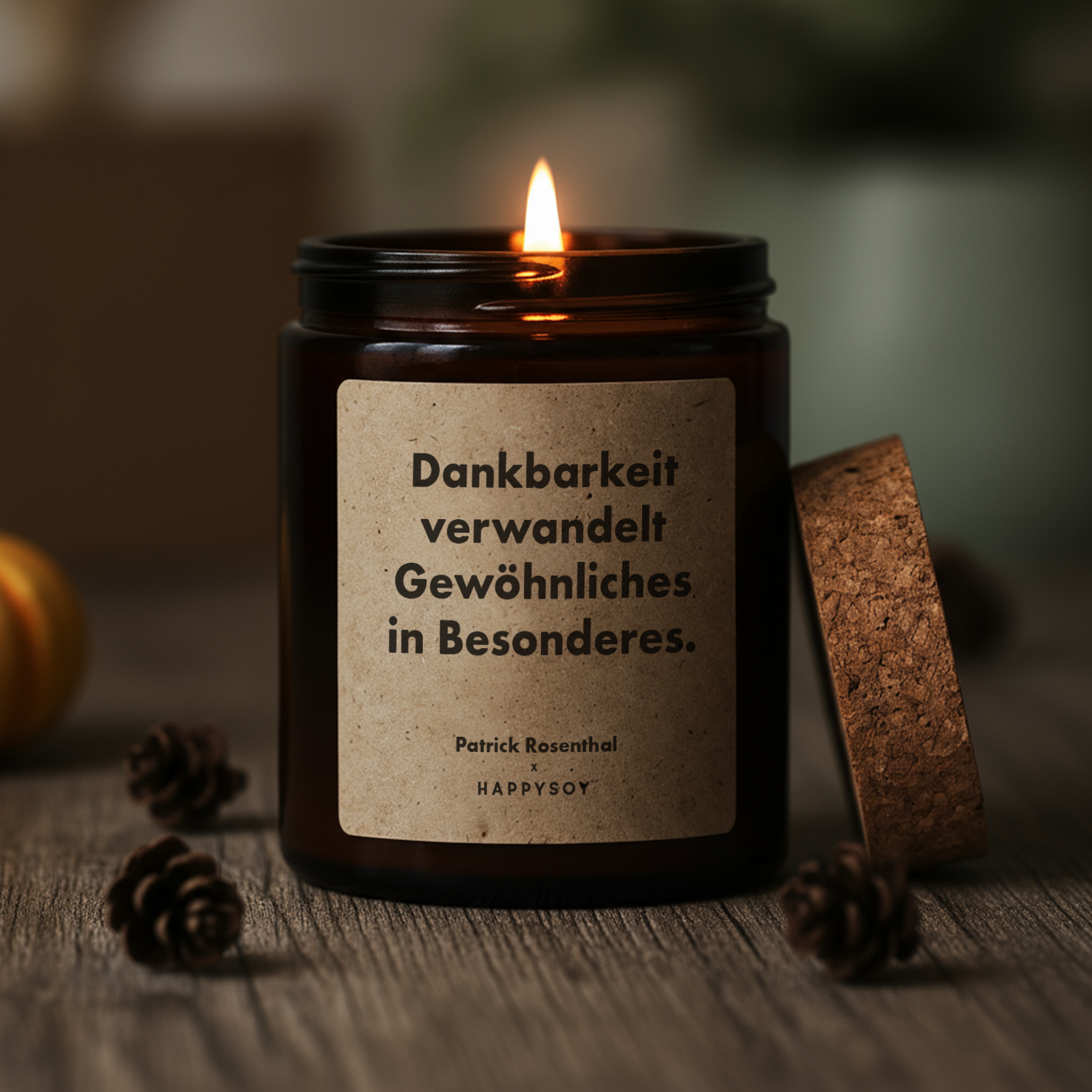 Duftkerze - Dankbarkeit - by Patrick Rosenthal