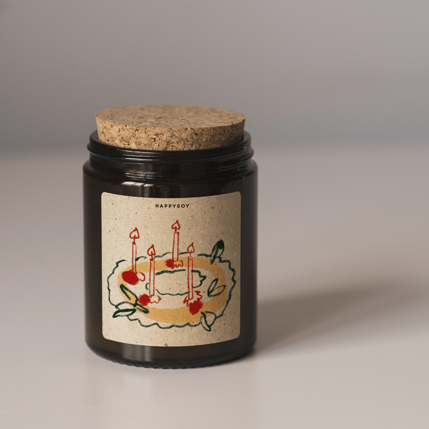 Duftkerze - Adventskranz - Happysoy®