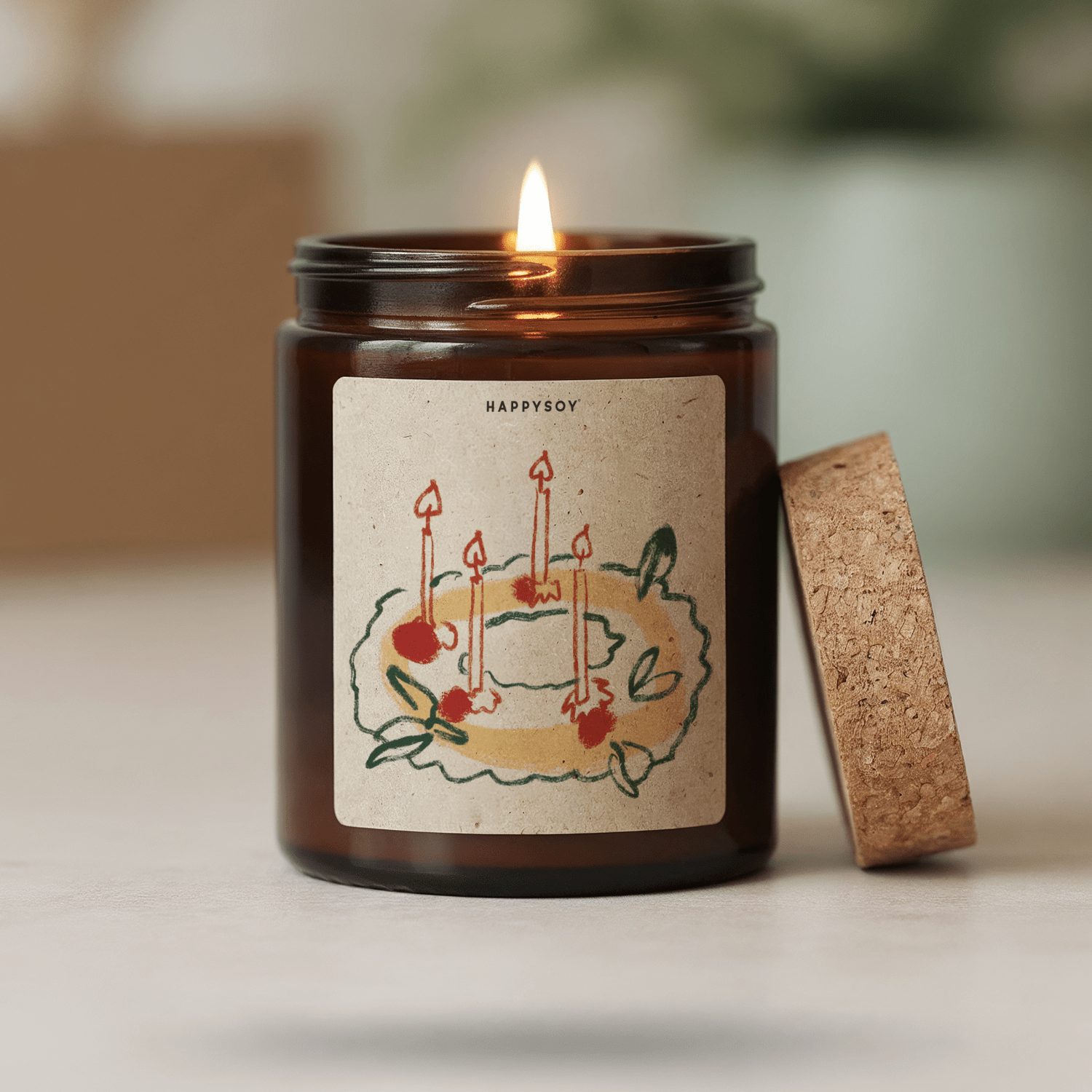 Duftkerze - Adventskranz - Happysoy®