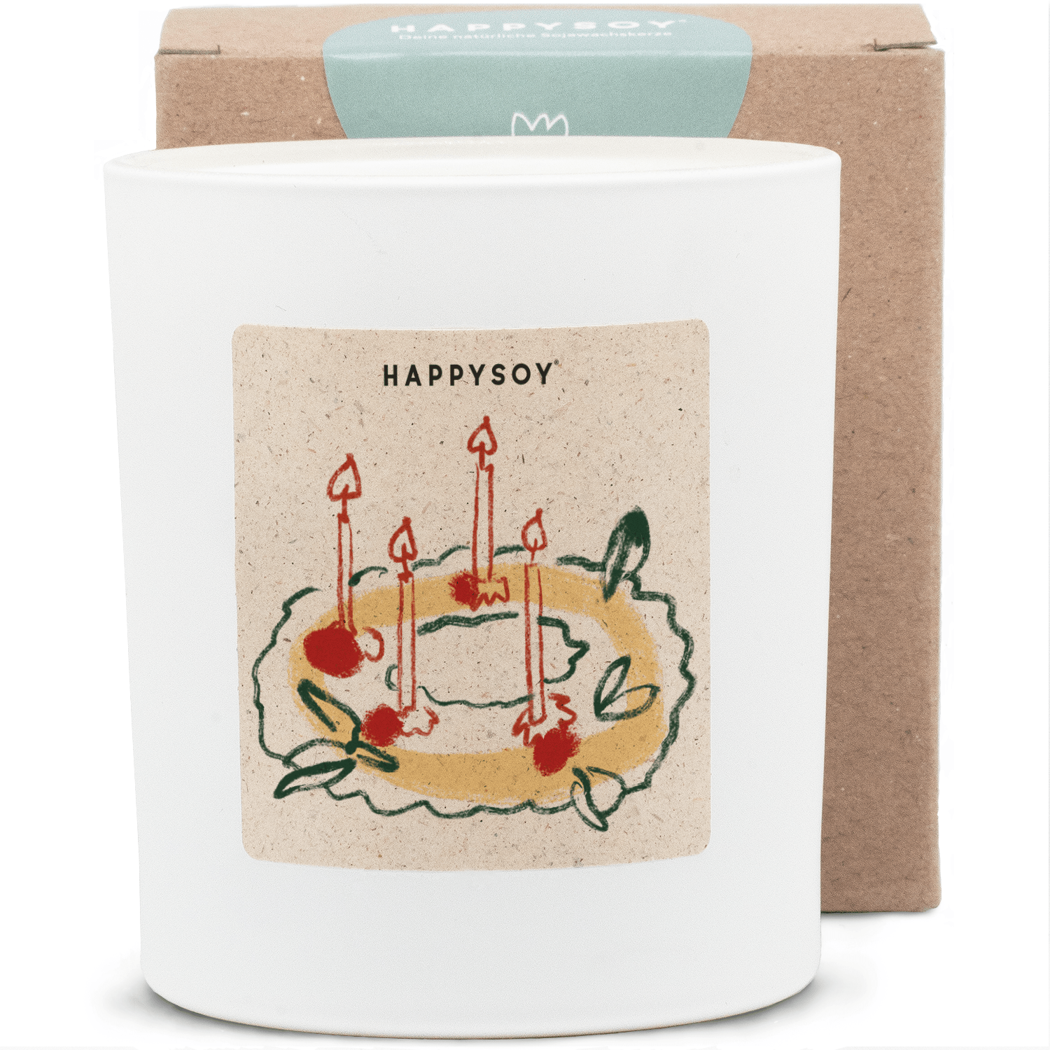 Duftkerze - Adventskranz - Happysoy®