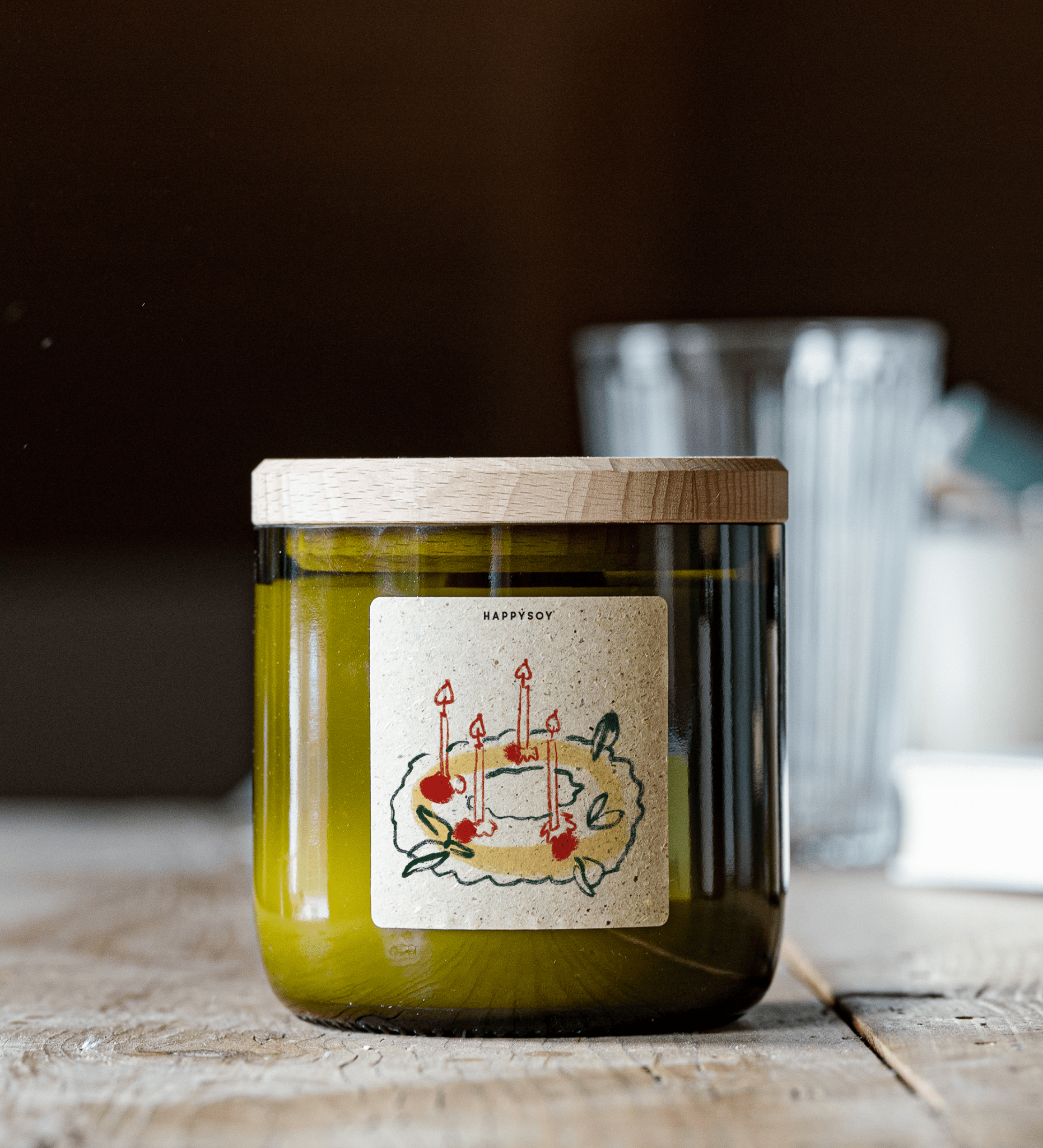 Duftkerze - Adventskranz - Happysoy®