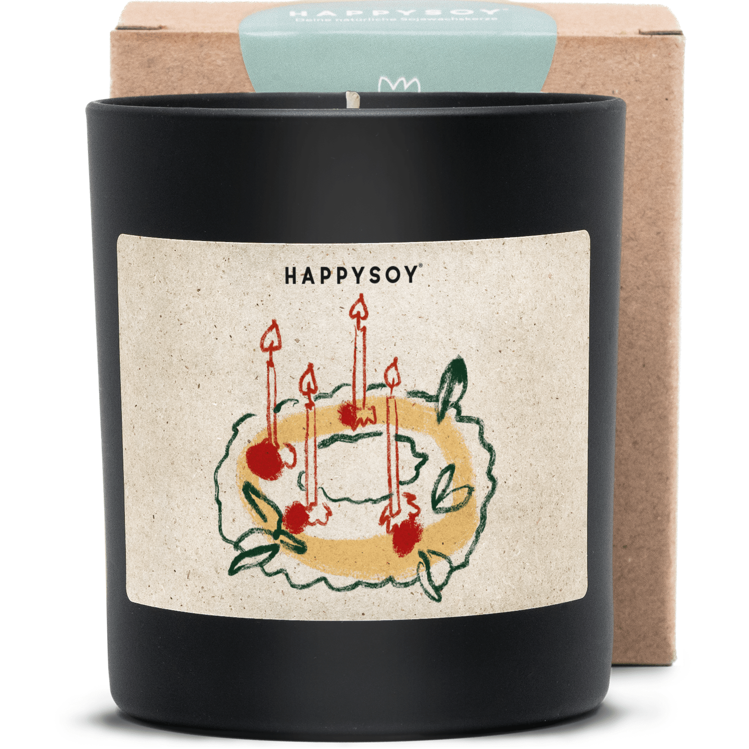 Duftkerze - Adventskranz - Happysoy®