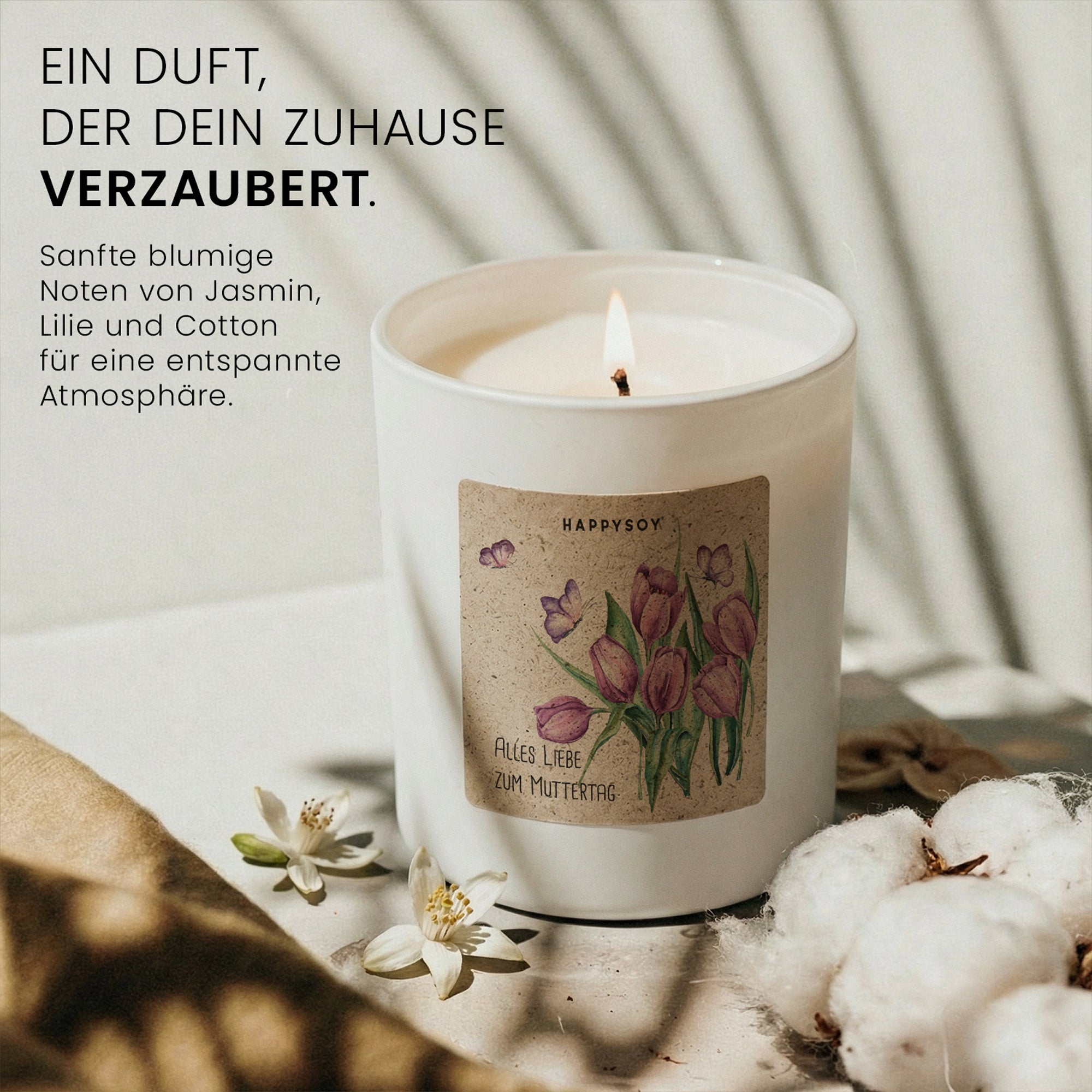Duftkerze - Alles Liebe zum Muttertag - Happysoy®