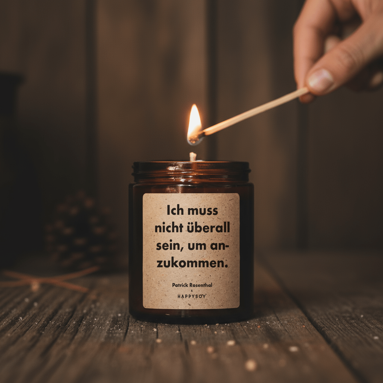 Duftkerze - Ankommen - by Patrick Rosenthal - Happysoy®