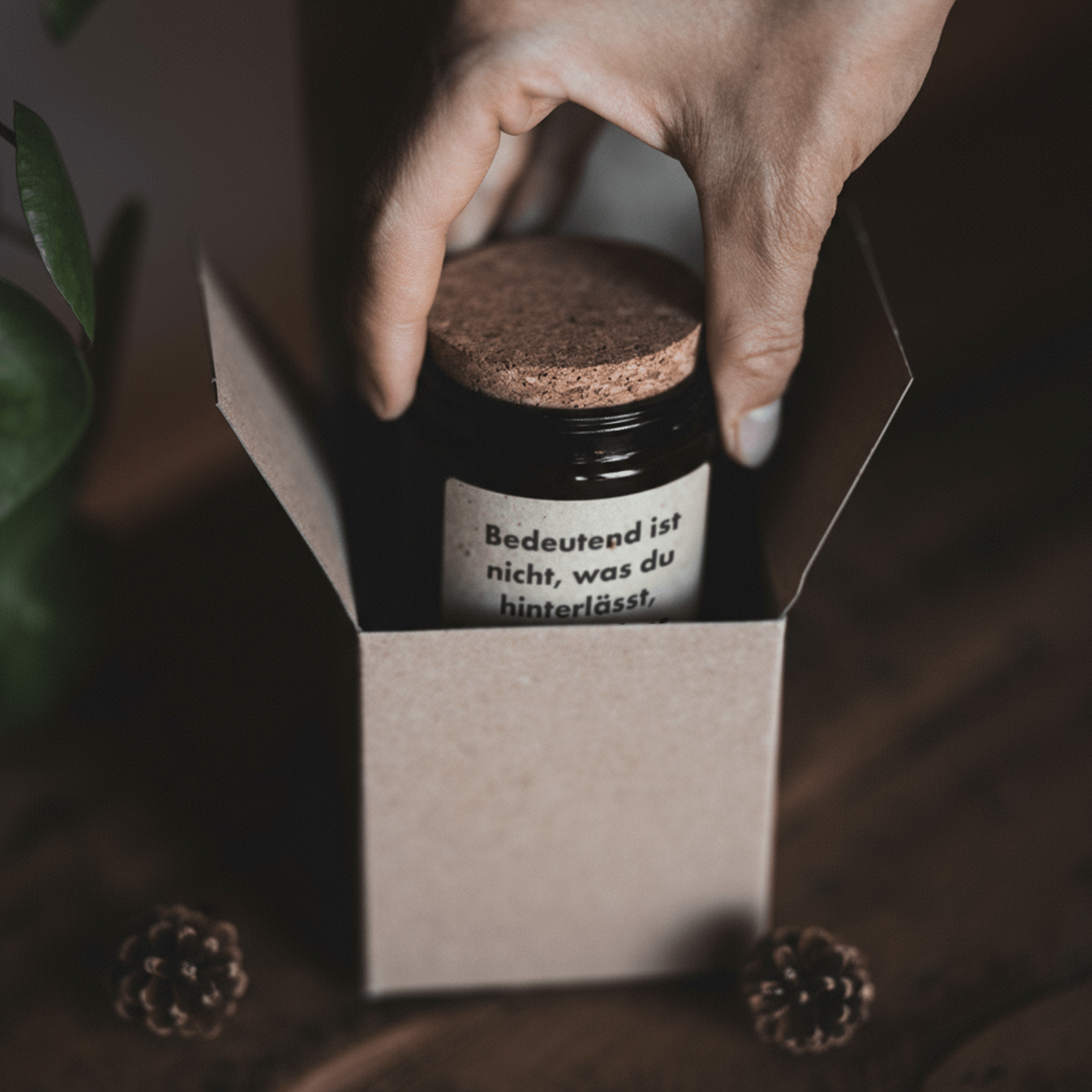 Duftkerze - Bedeutend ist, dass du hier bist - by Patrick Rosenthal - Happysoy®