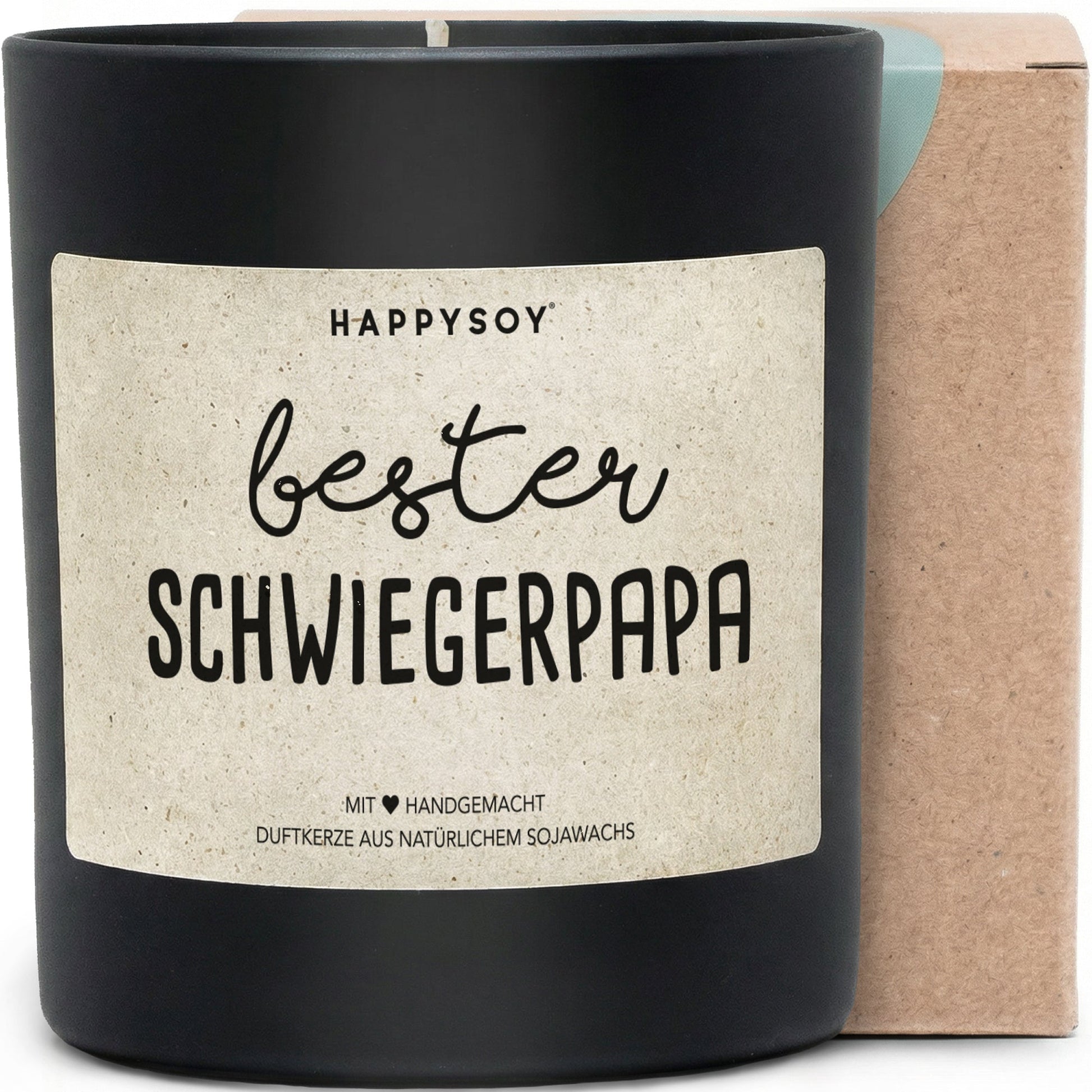 Duftkerze - Bester Schwiegerpapa - Happysoy®