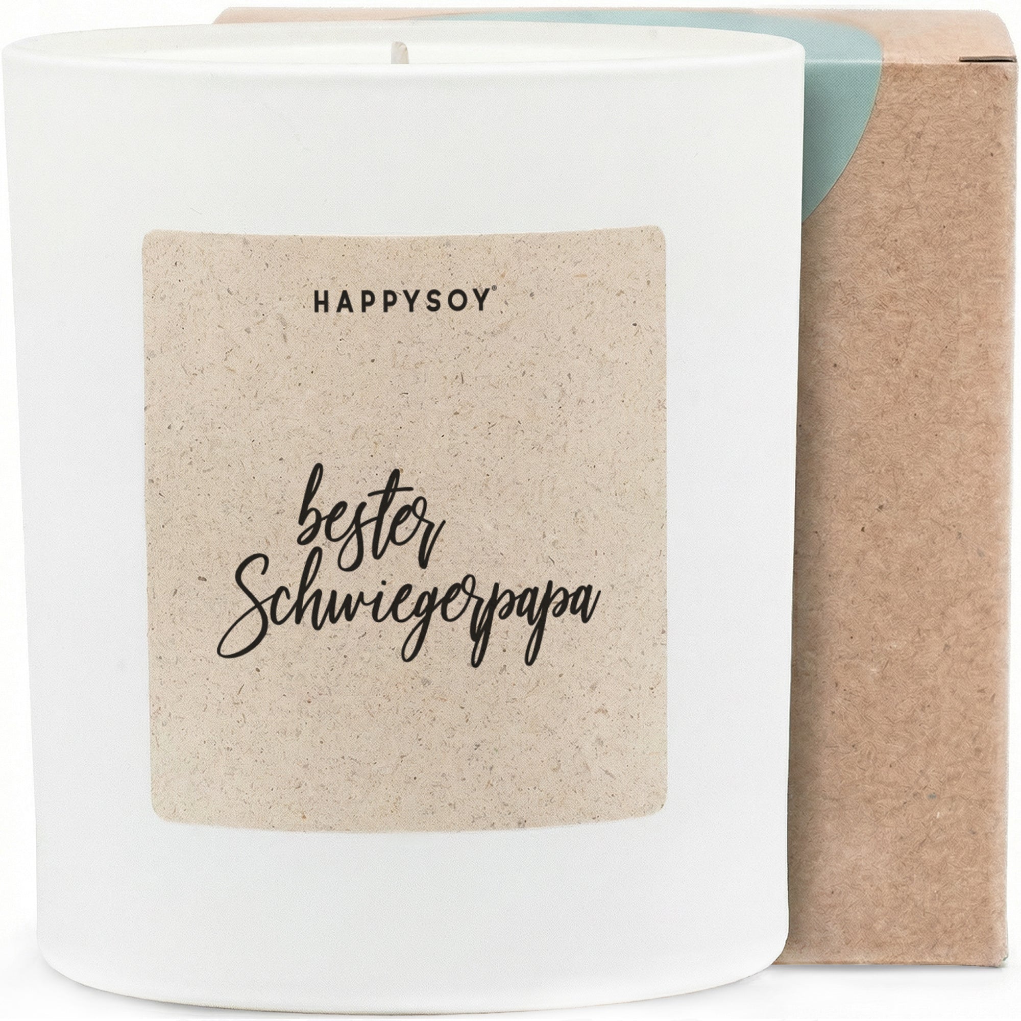 Duftkerze - bester Schwiegerpapa - Happysoy®