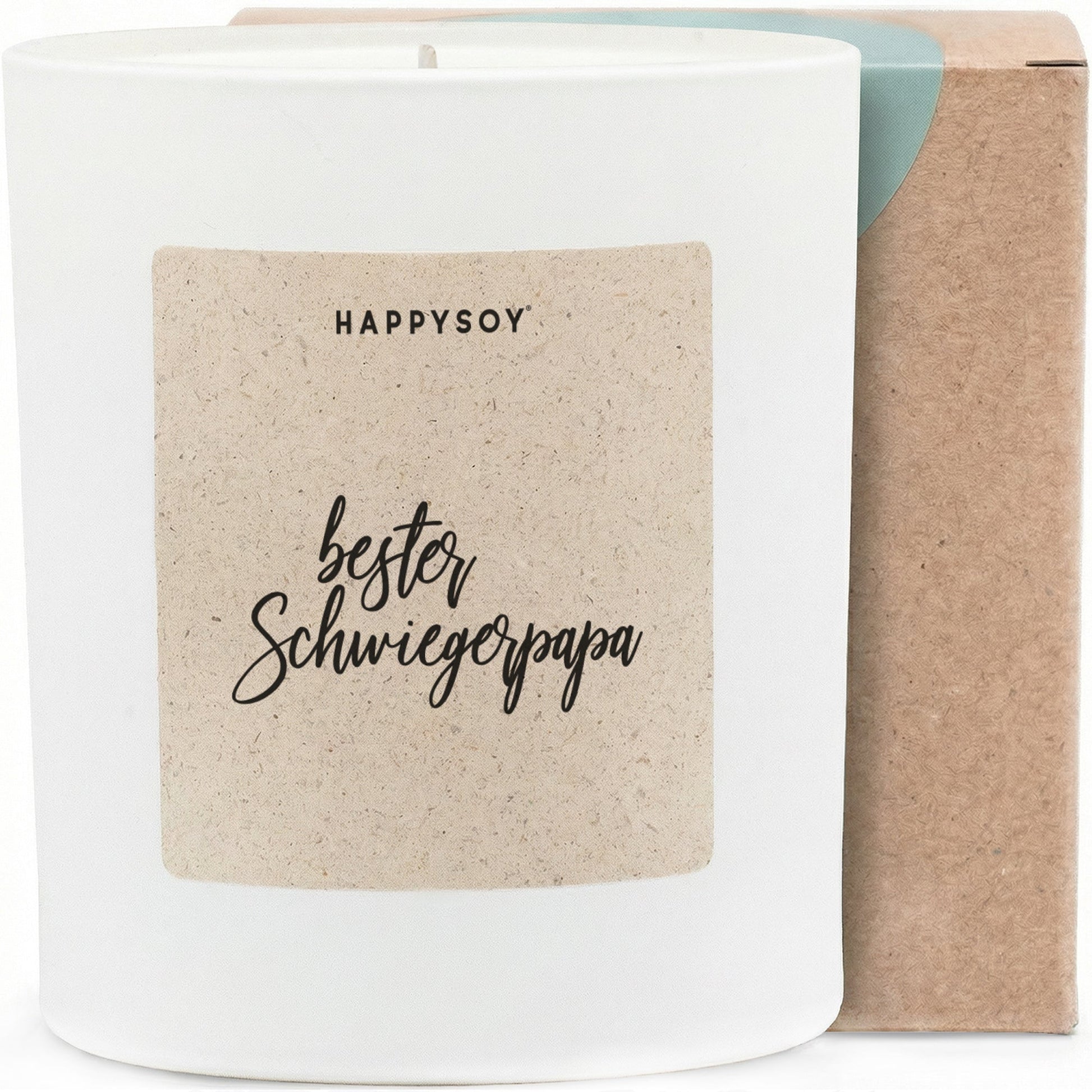 Duftkerze - bester Schwiegerpapa - Happysoy®