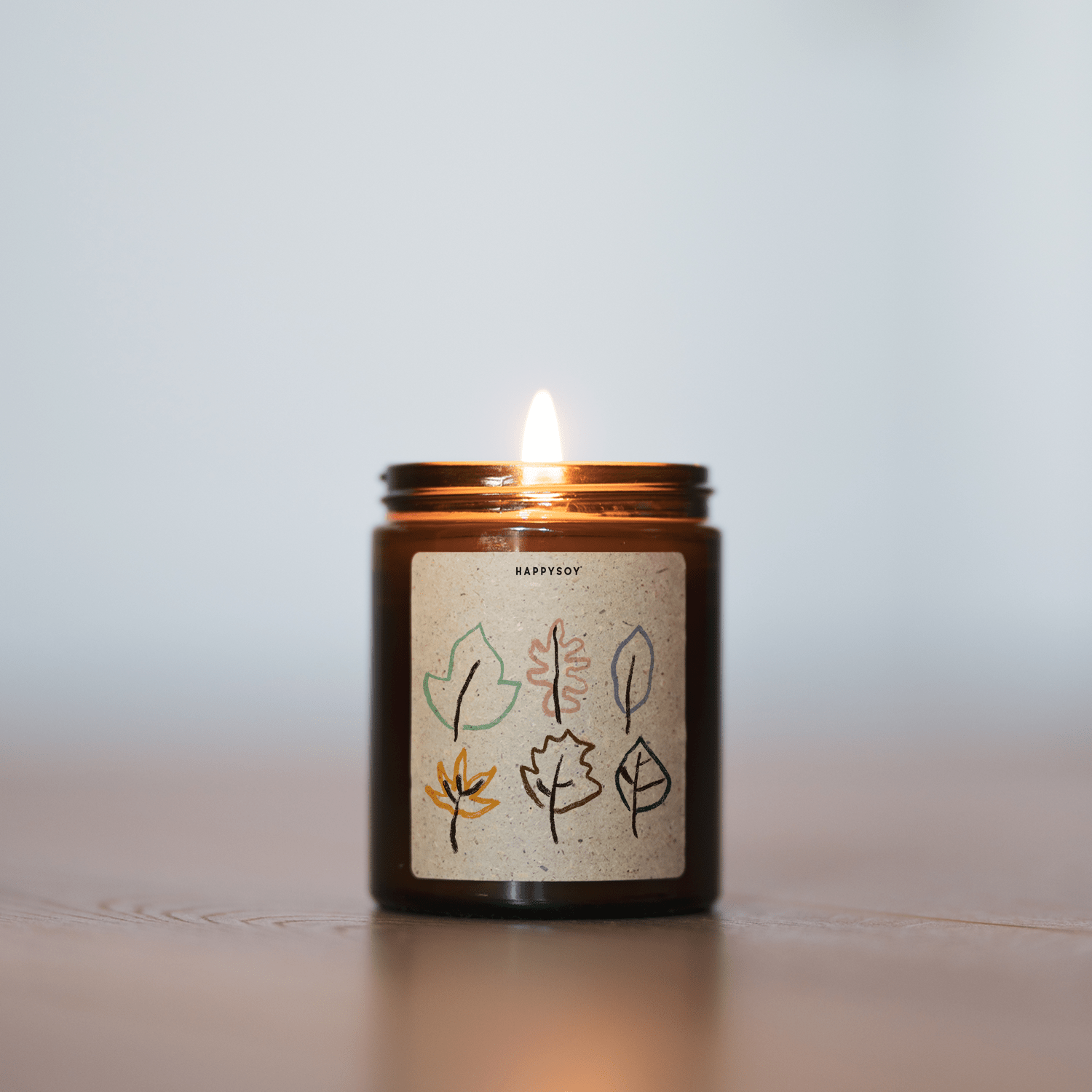 Duftkerze - Blätter - Happysoy®