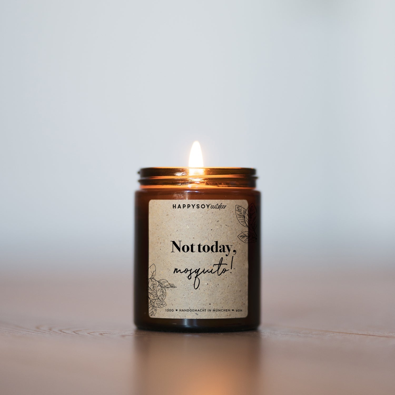 Duftkerze - Citronella "Not today, mosquito!" - Happysoy®