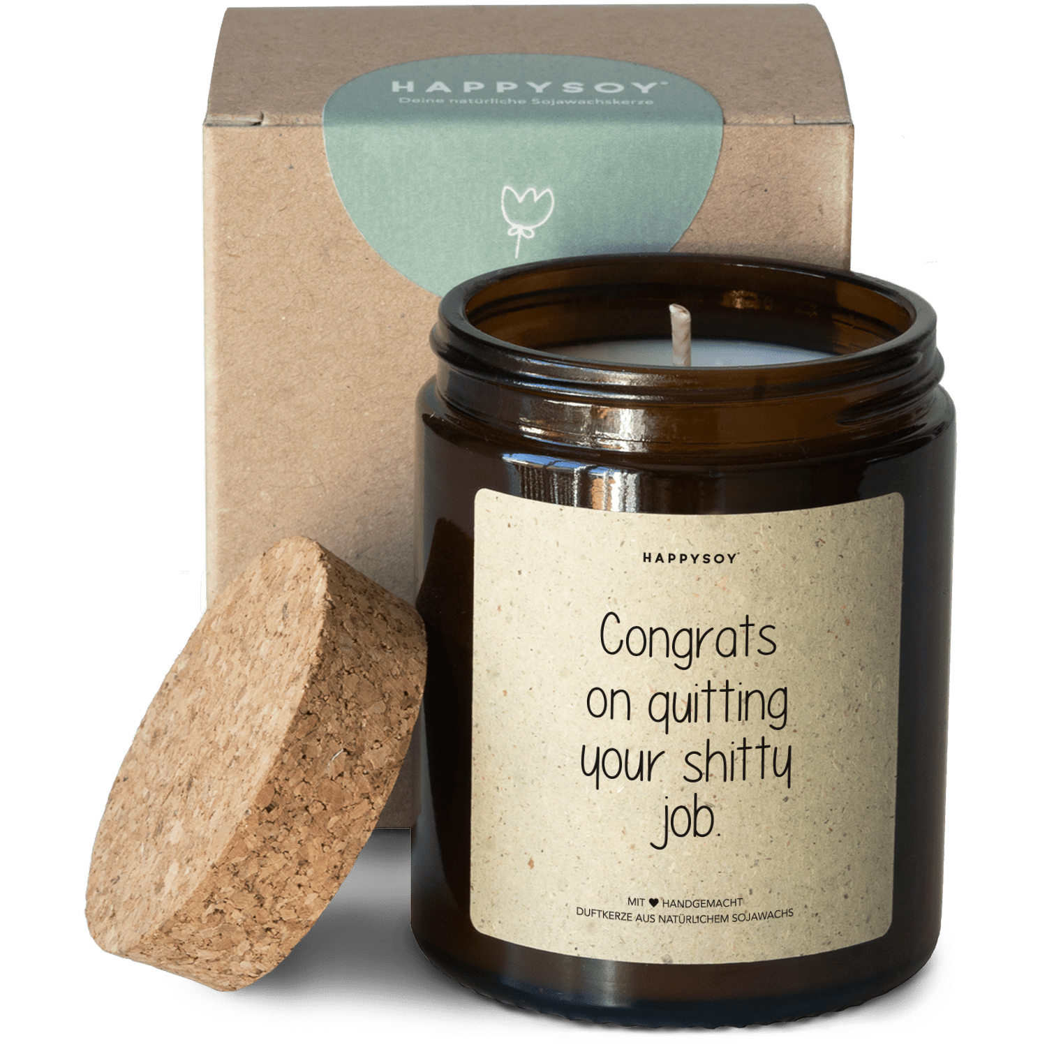 Duftkerze - Congrats on quitting your shitty job. - Happysoy®