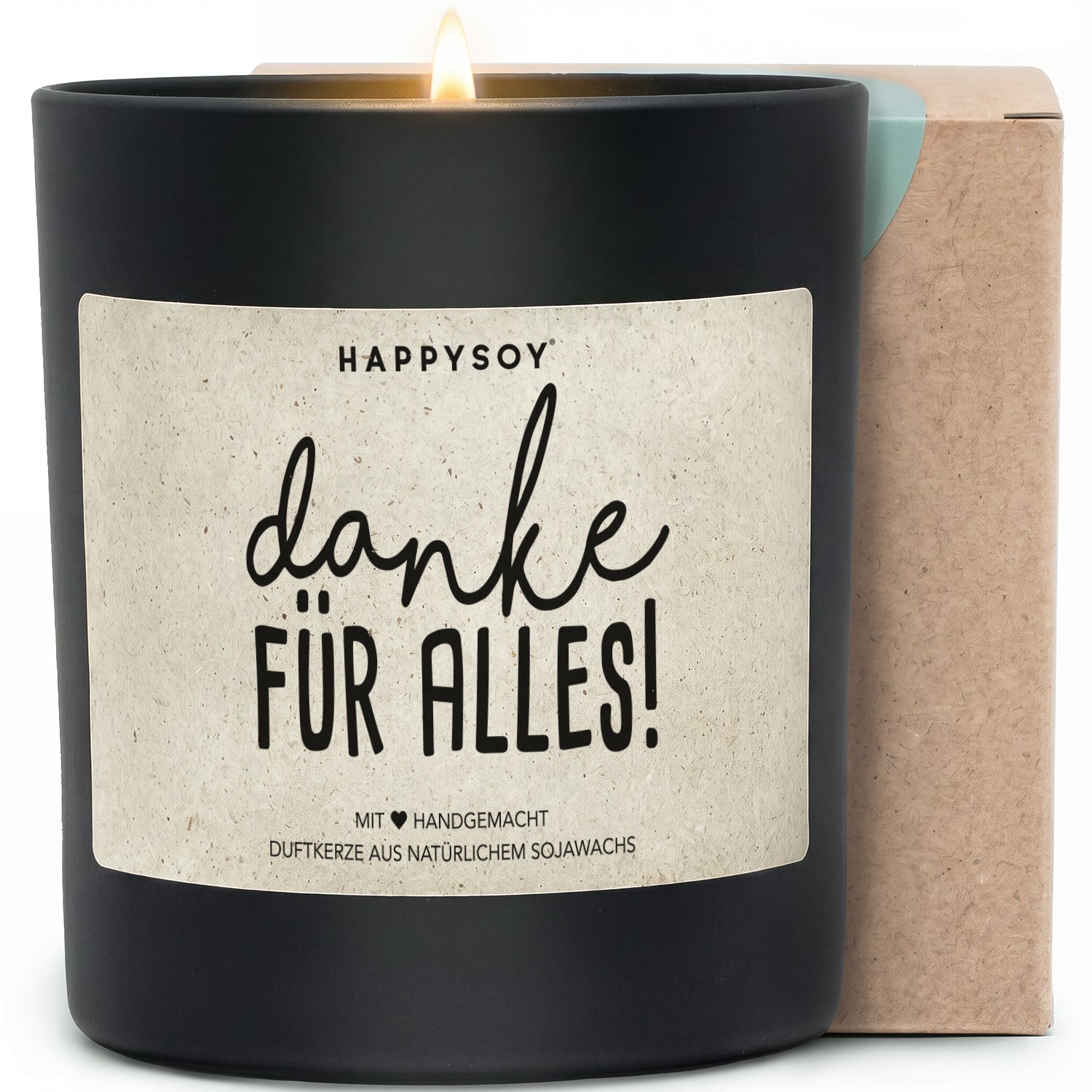 Duftkerze - Danke für alles! - Happysoy®