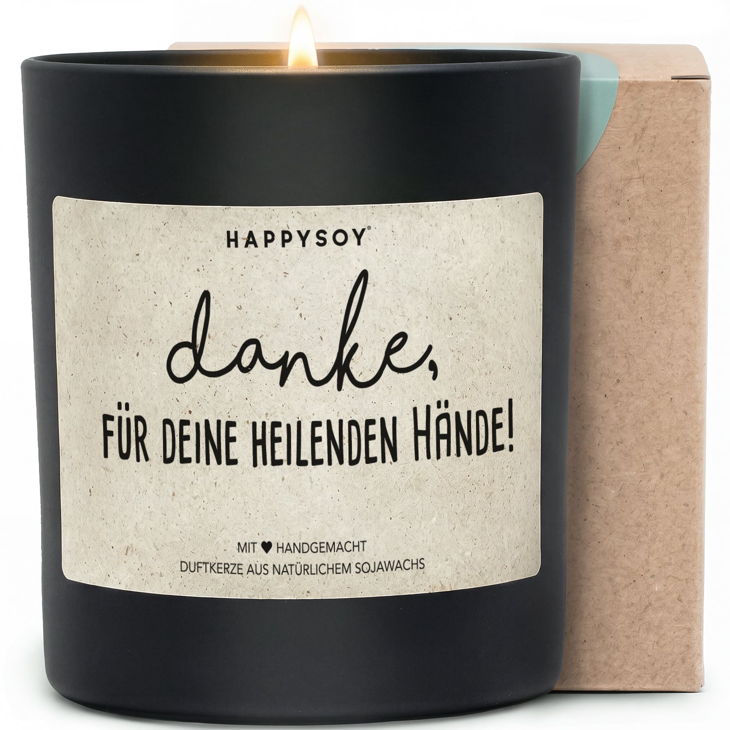 Duftkerze - Danke, für deine heilenden Hände! - Happysoy®