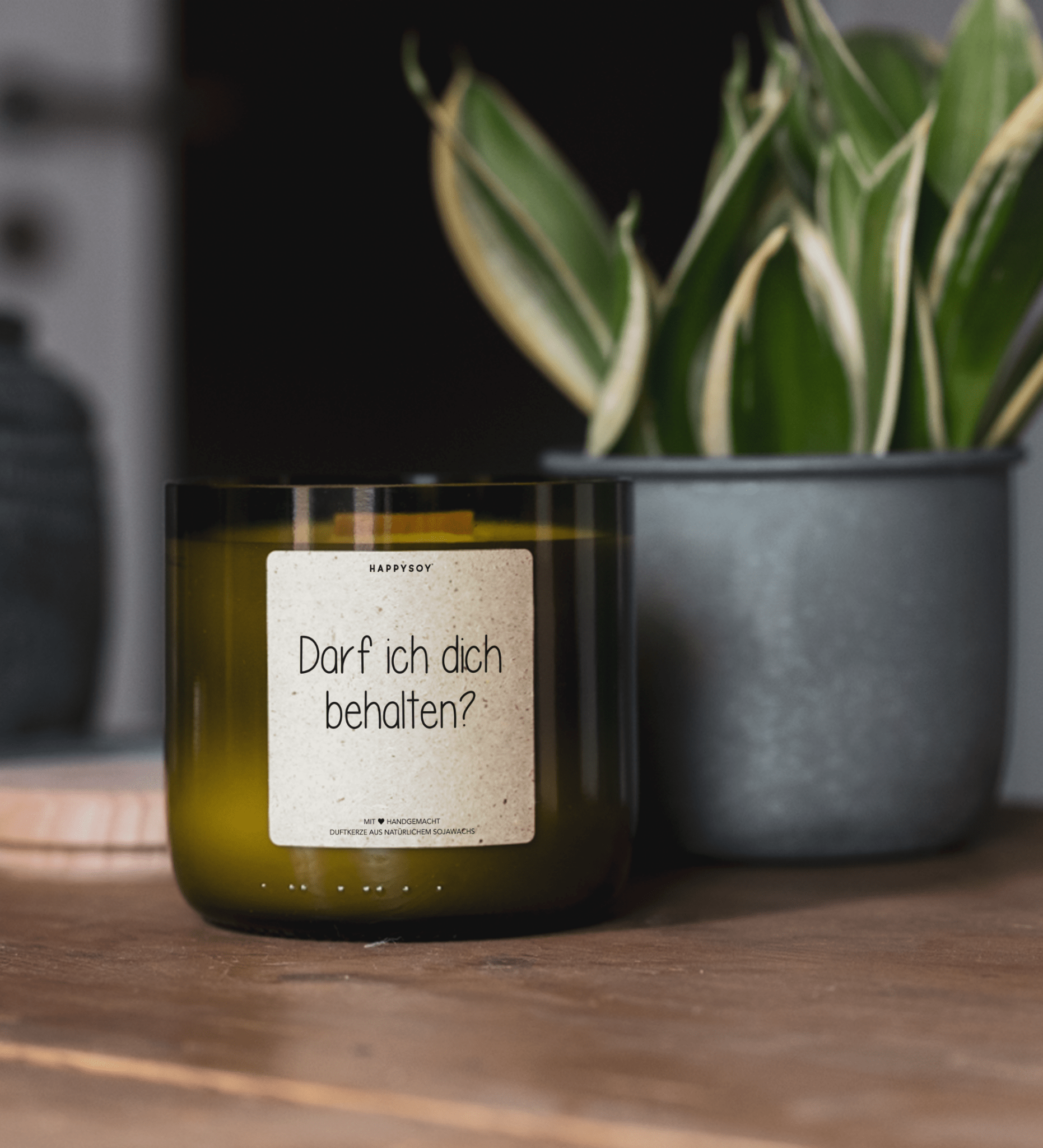 Duftkerze - Darf ich dich behalten? :) - Happysoy®