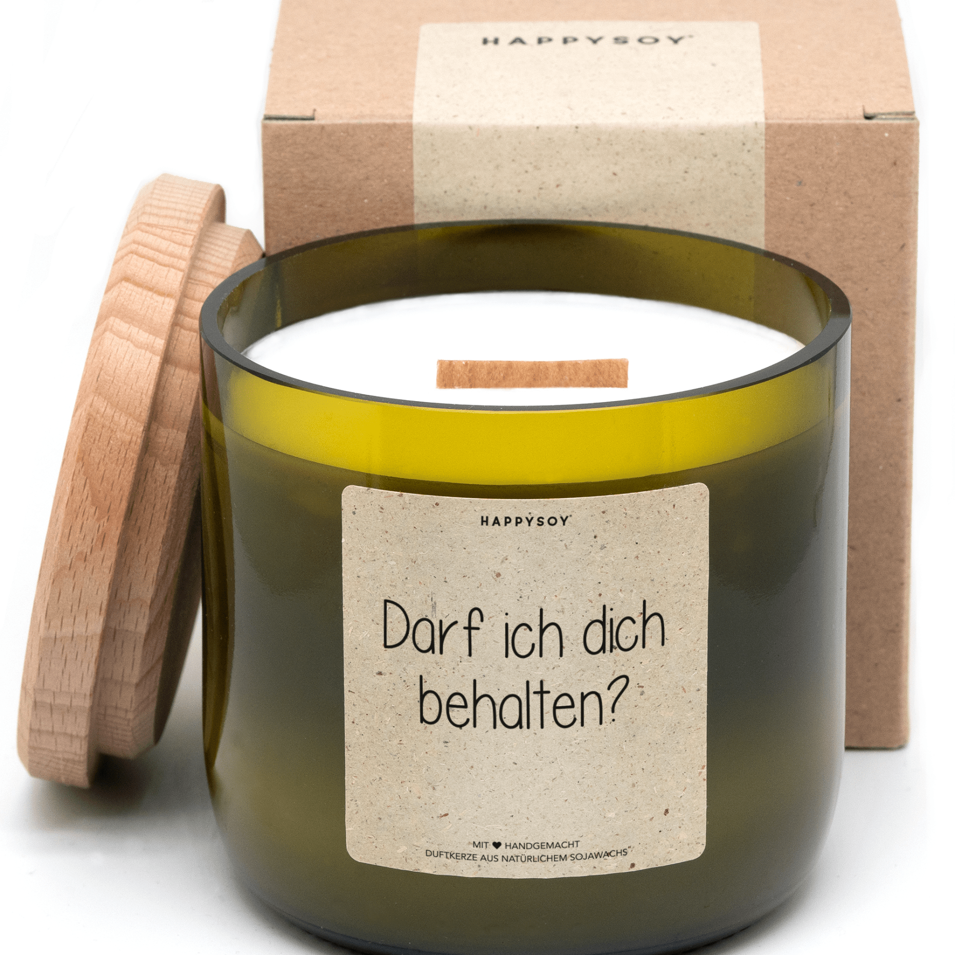 Duftkerze - Darf ich dich behalten? :) - Happysoy®