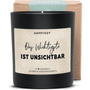 Duftkerze - Das Wichtigste ist unsichtbar - Happysoy®