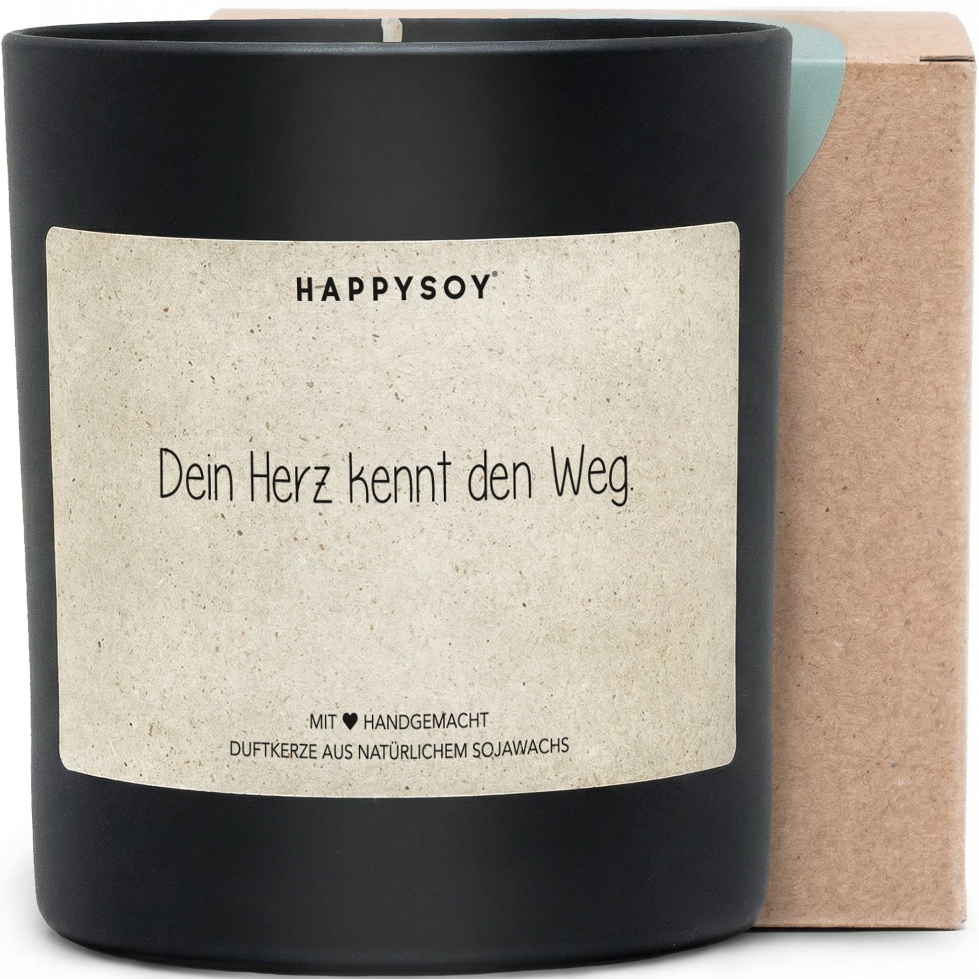 Duftkerze - Dein Herz kennt den Weg. - Happysoy®