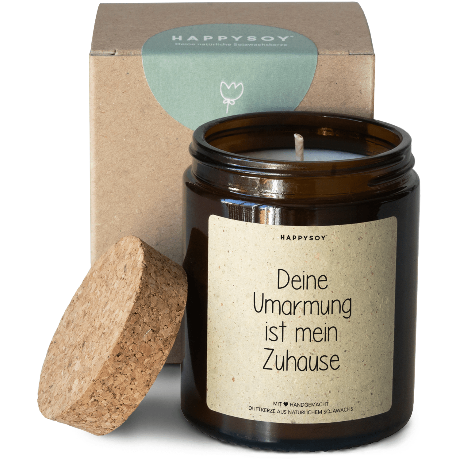 Duftkerze - Deine Umarmung ist mein Zuhause - Happysoy®