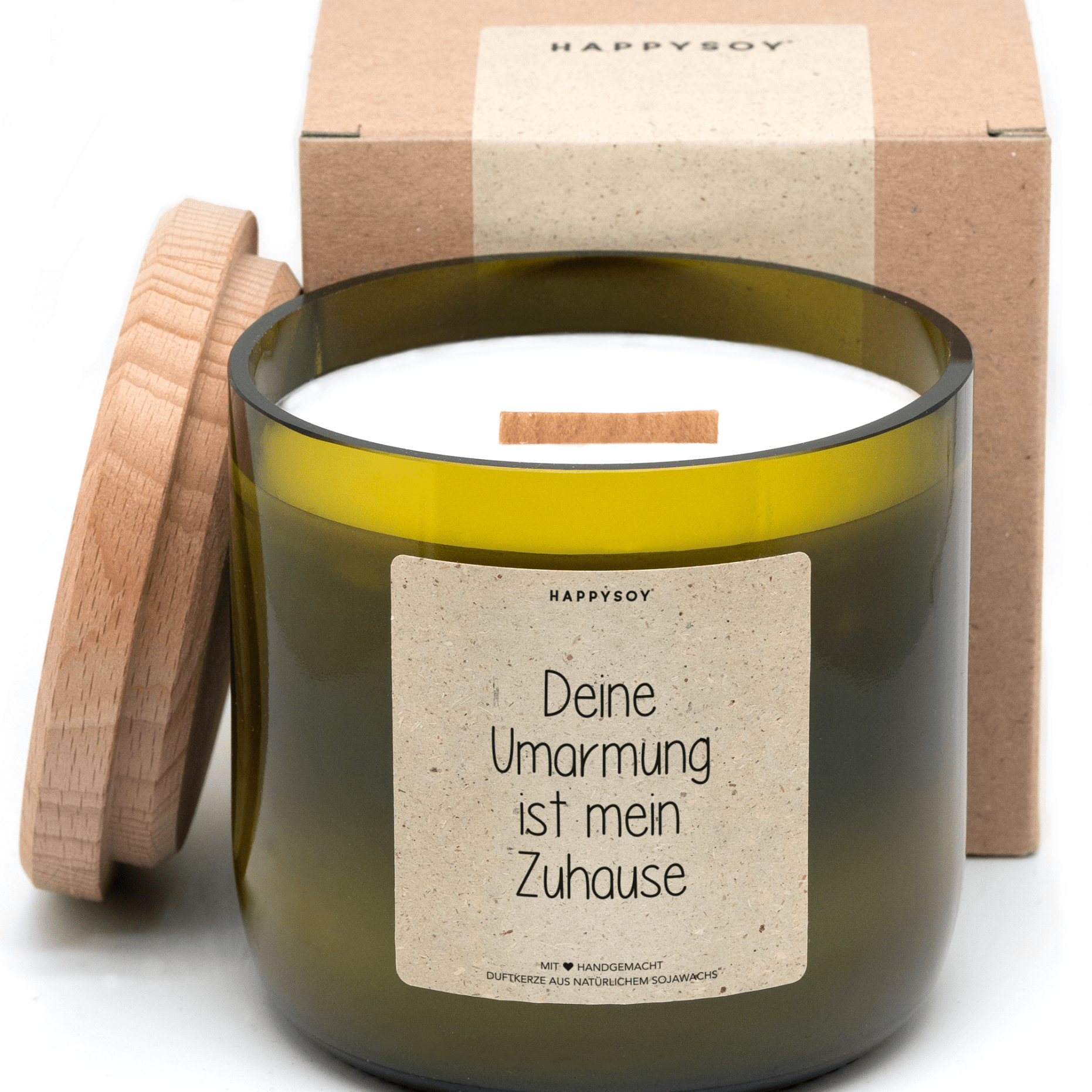 Duftkerze - Deine Umarmung ist mein Zuhause - Happysoy®