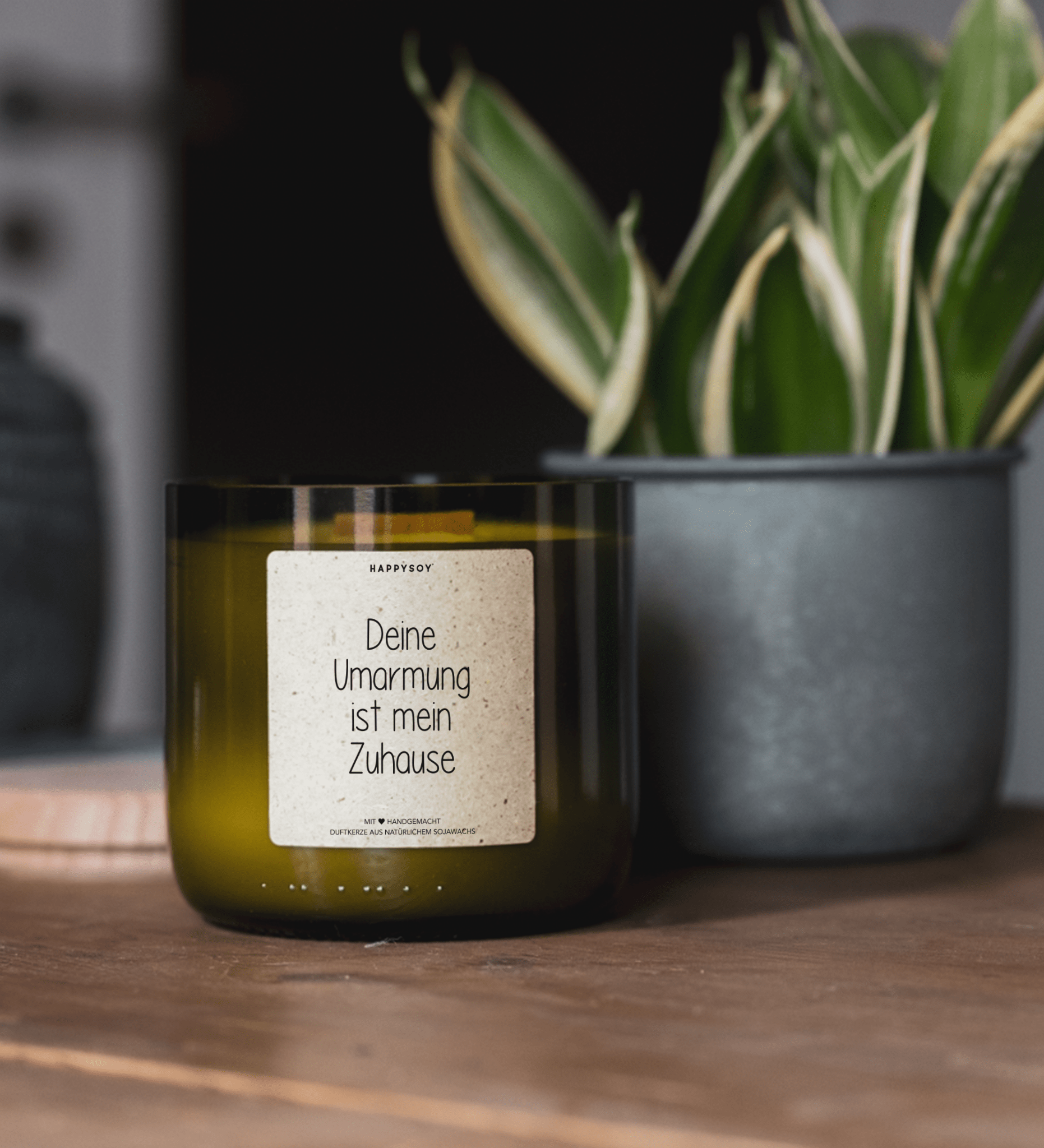 Duftkerze - Deine Umarmung ist mein Zuhause - Happysoy®