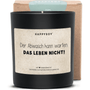 Duftkerze - Der Abwasch kann warten - das Leben nicht! - Happysoy®