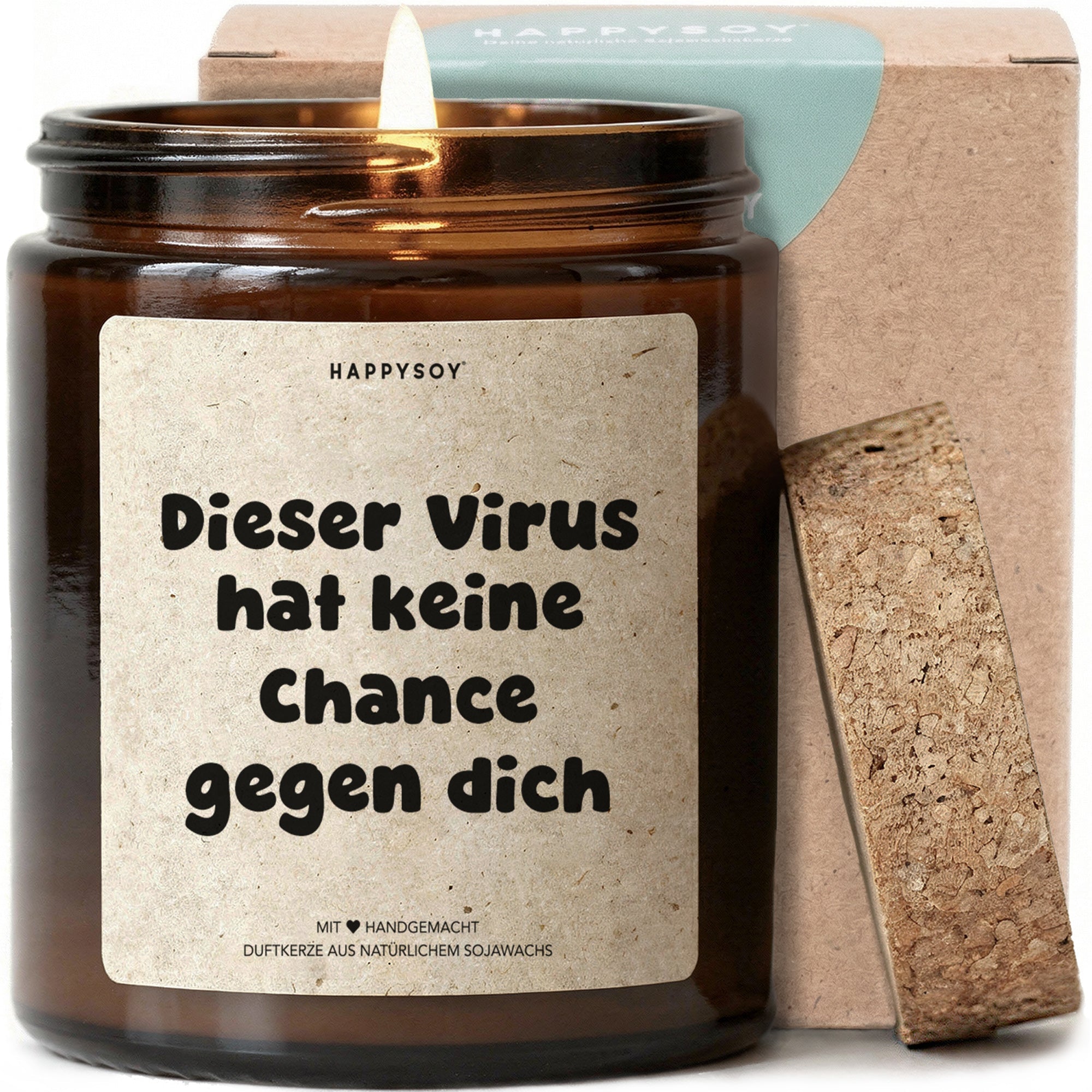 Duftkerze - Dieser Virus hat keine Chance gegen dich - Happysoy®