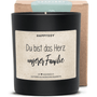 Duftkerze - Du bist das Herz unserer Familie - Happysoy®