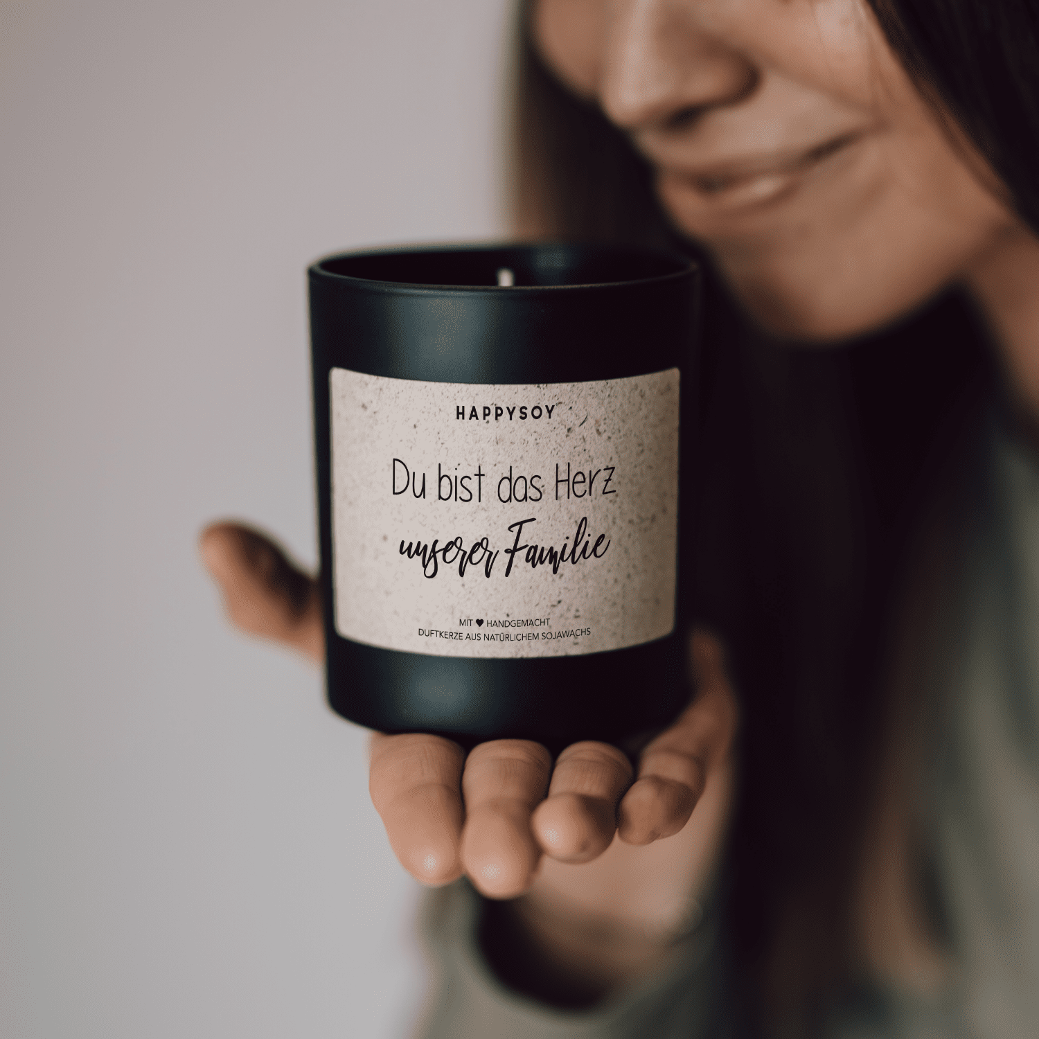 Duftkerze - Du bist das Herz unserer Familie - Happysoy®