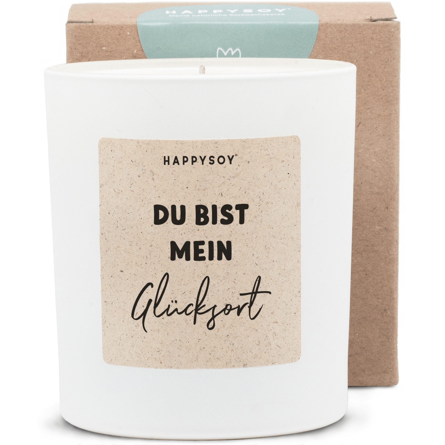Duftkerze - Du bist mein Glücksort - Happysoy®