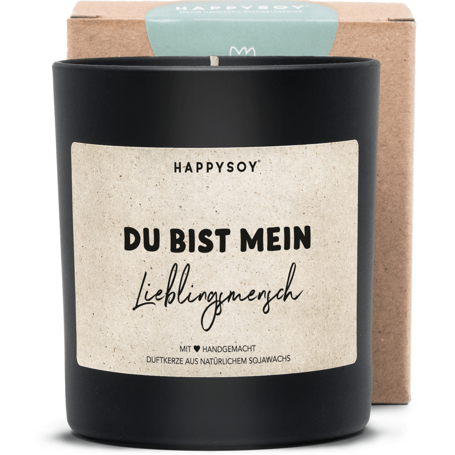 Duftkerze - DU BIST MEIN Lieblingsmensch - Happysoy®