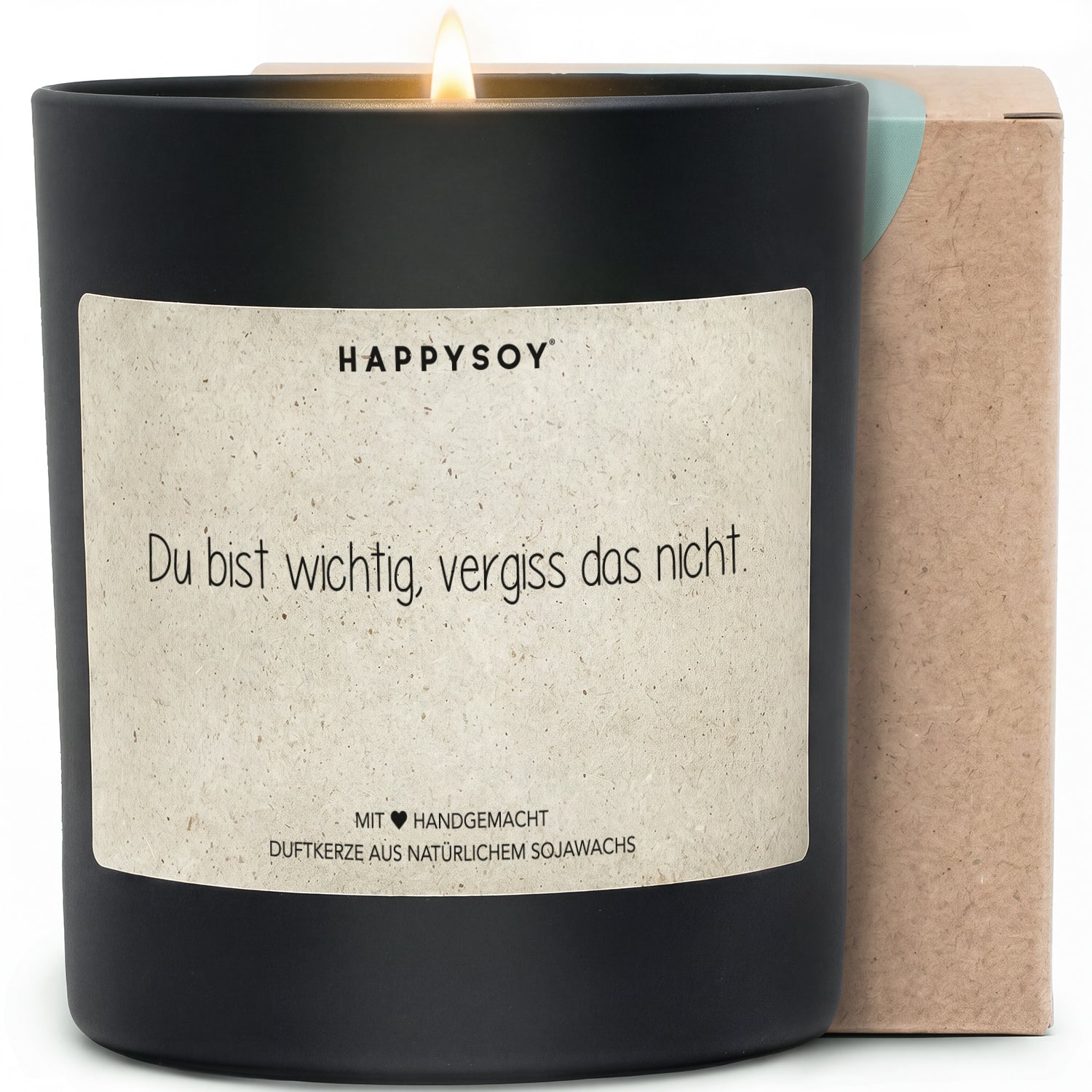 Duftkerze - Du bist wichtig, vergiss das nicht. - Happysoy®