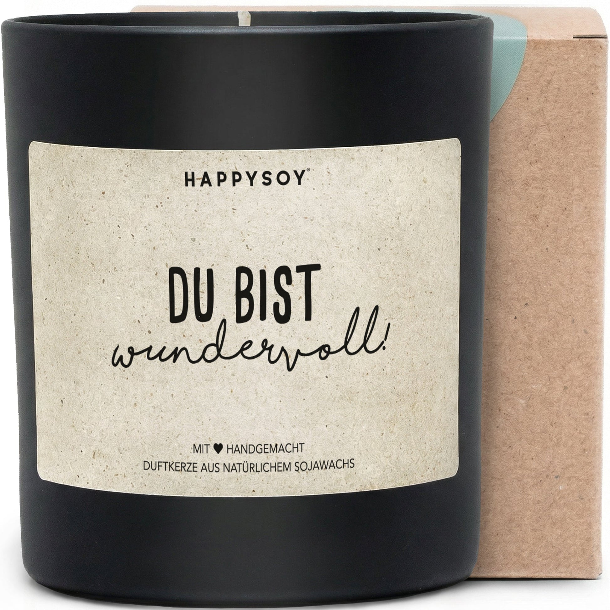 Duftkerze - Du bist wundervoll! - Happysoy®