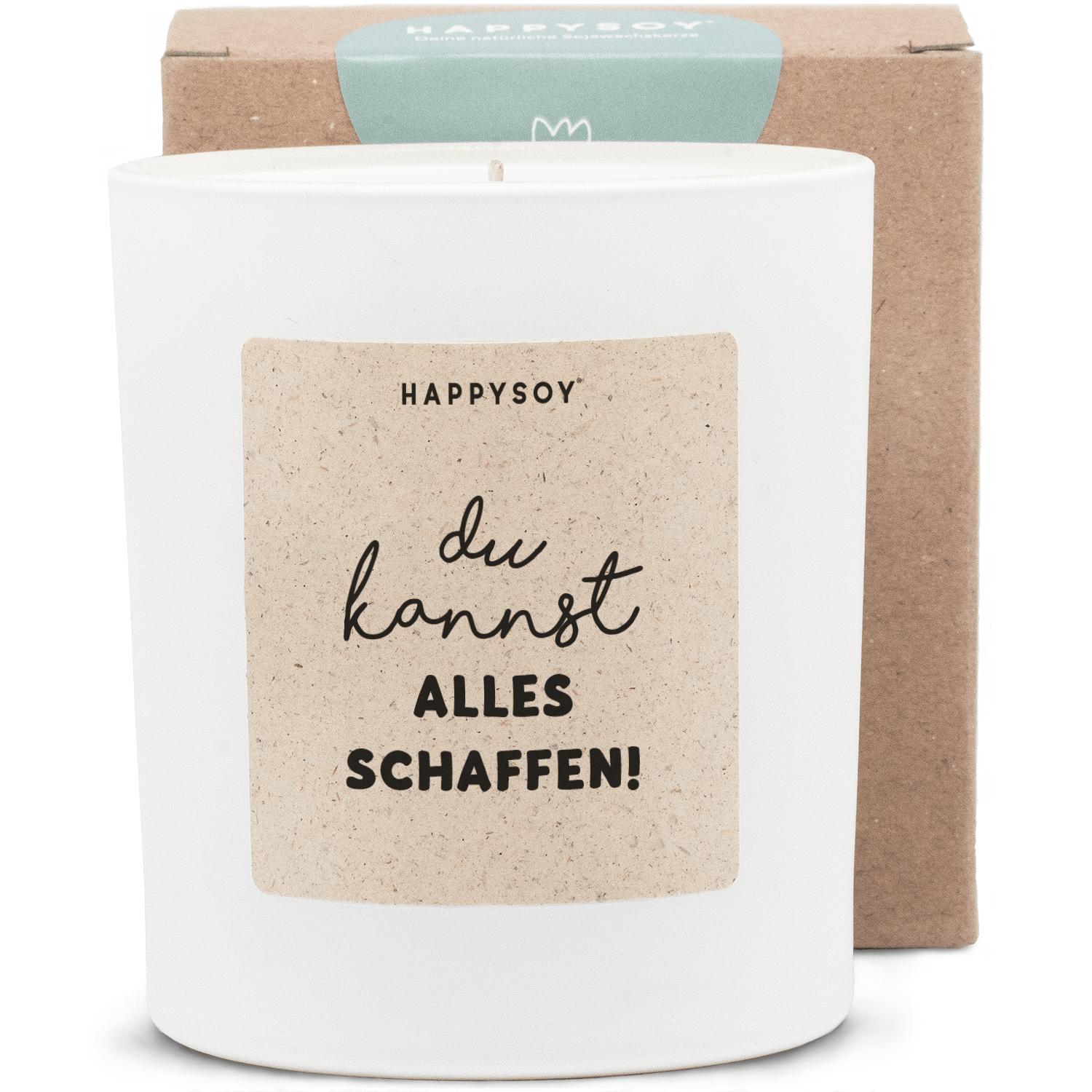 Duftkerze - Du kannst alles schaffen! - Happysoy®
