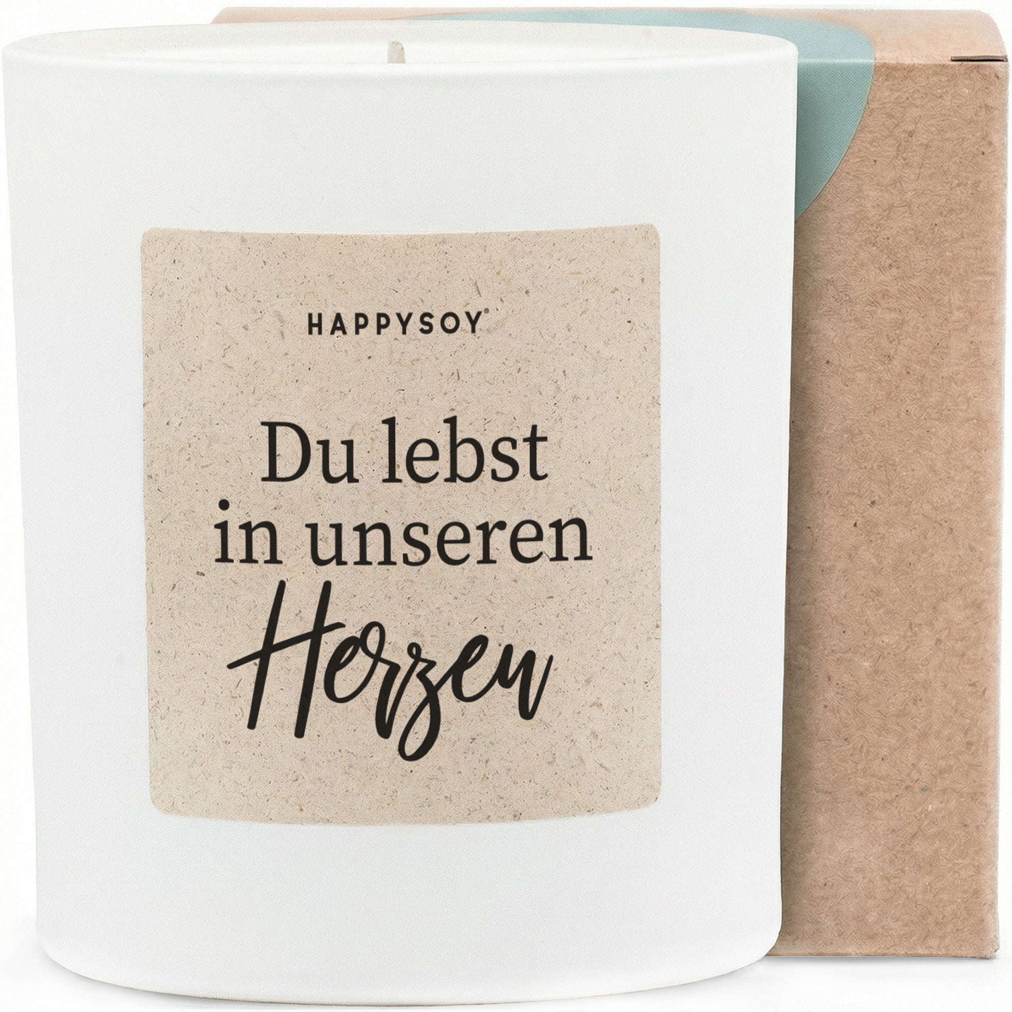 Duftkerze - Du lebst in unseren Herzen - Happysoy®
