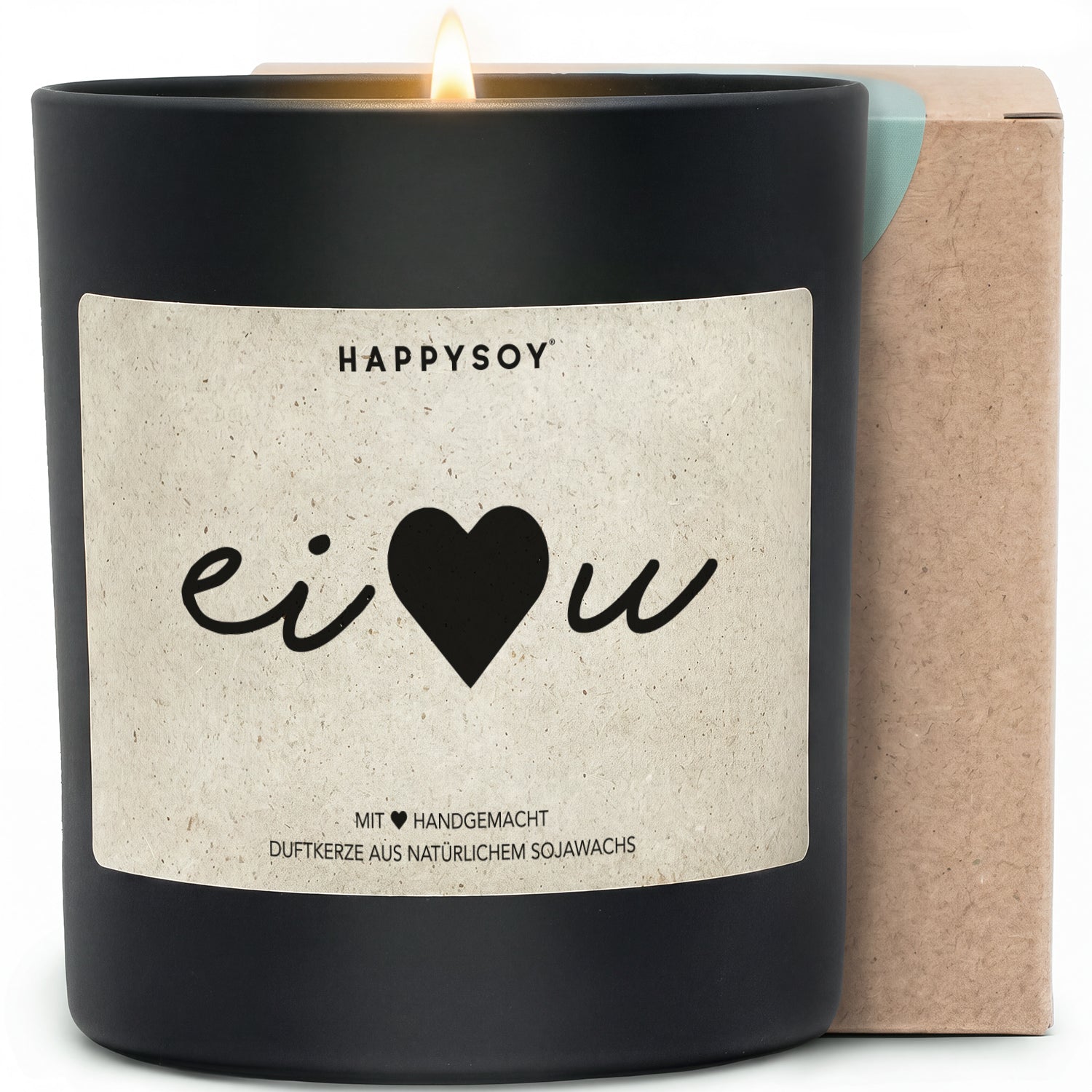 Duftkerze - ei love u - Happysoy®