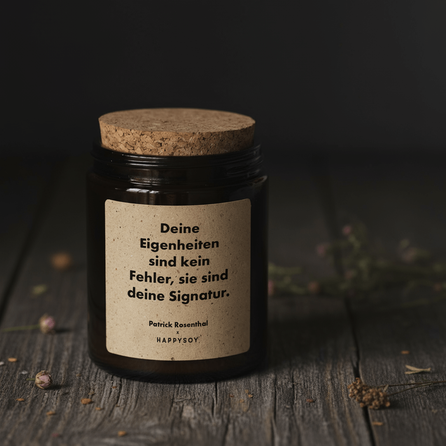 Duftkerze - Eigenheiten - by Patrick Rosenthal - Happysoy®