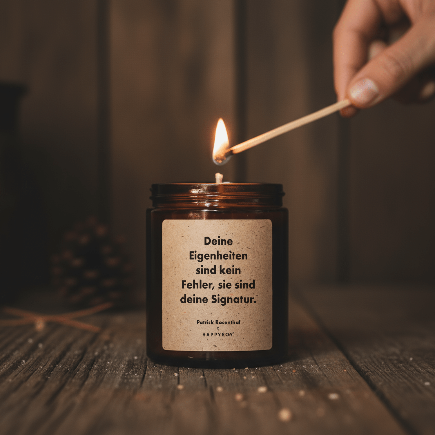 Duftkerze - Eigenheiten - by Patrick Rosenthal - Happysoy®