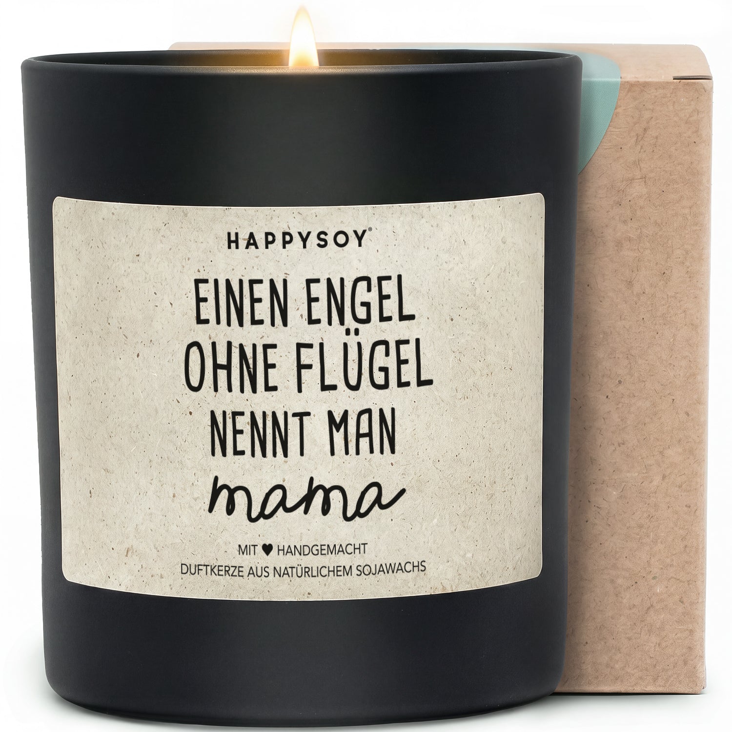 Duftkerze - EINEN ENGEL OHNE FLÜGEL NENNT MAN MAMA - Happysoy®