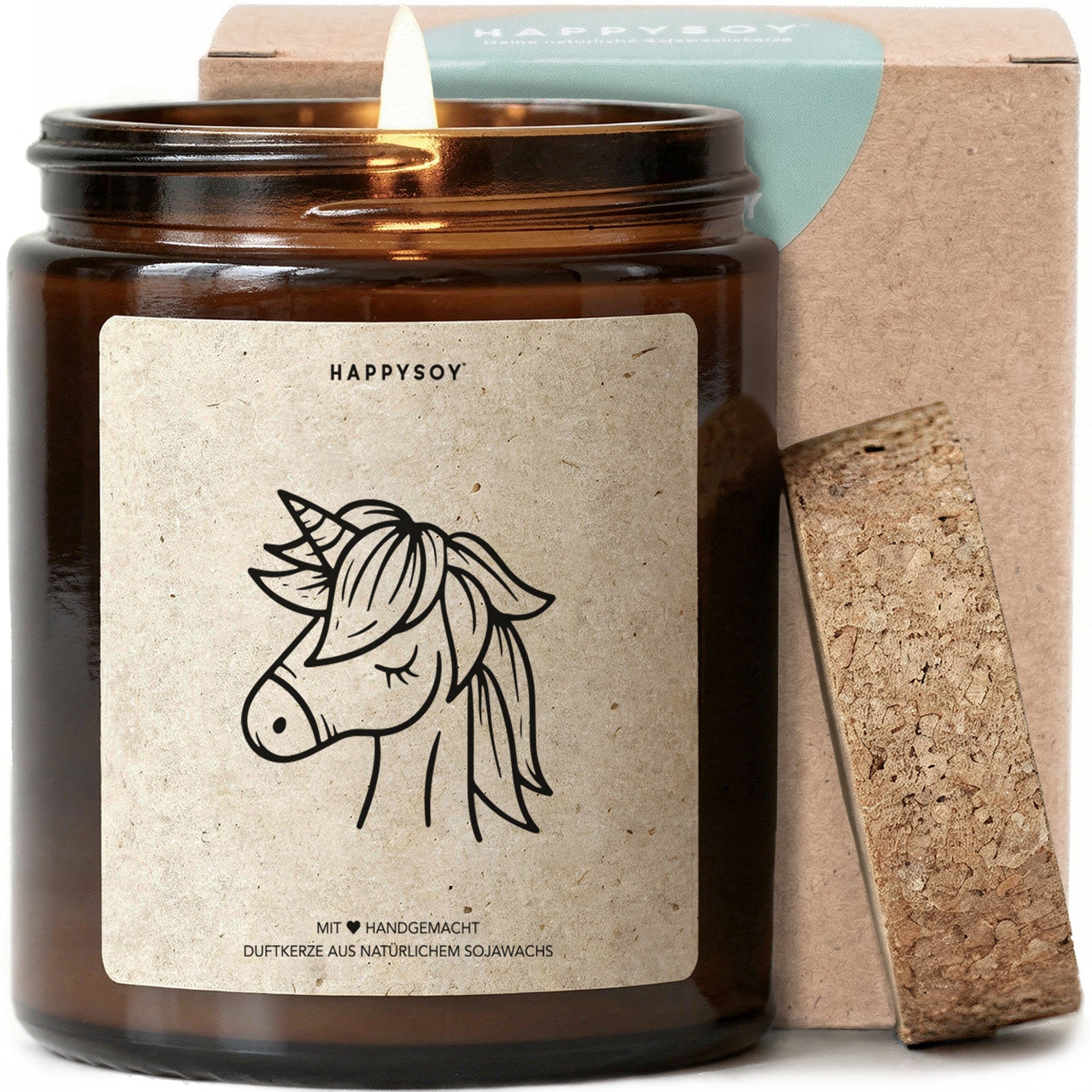 Duftkerze - Einhorn - Happysoy®